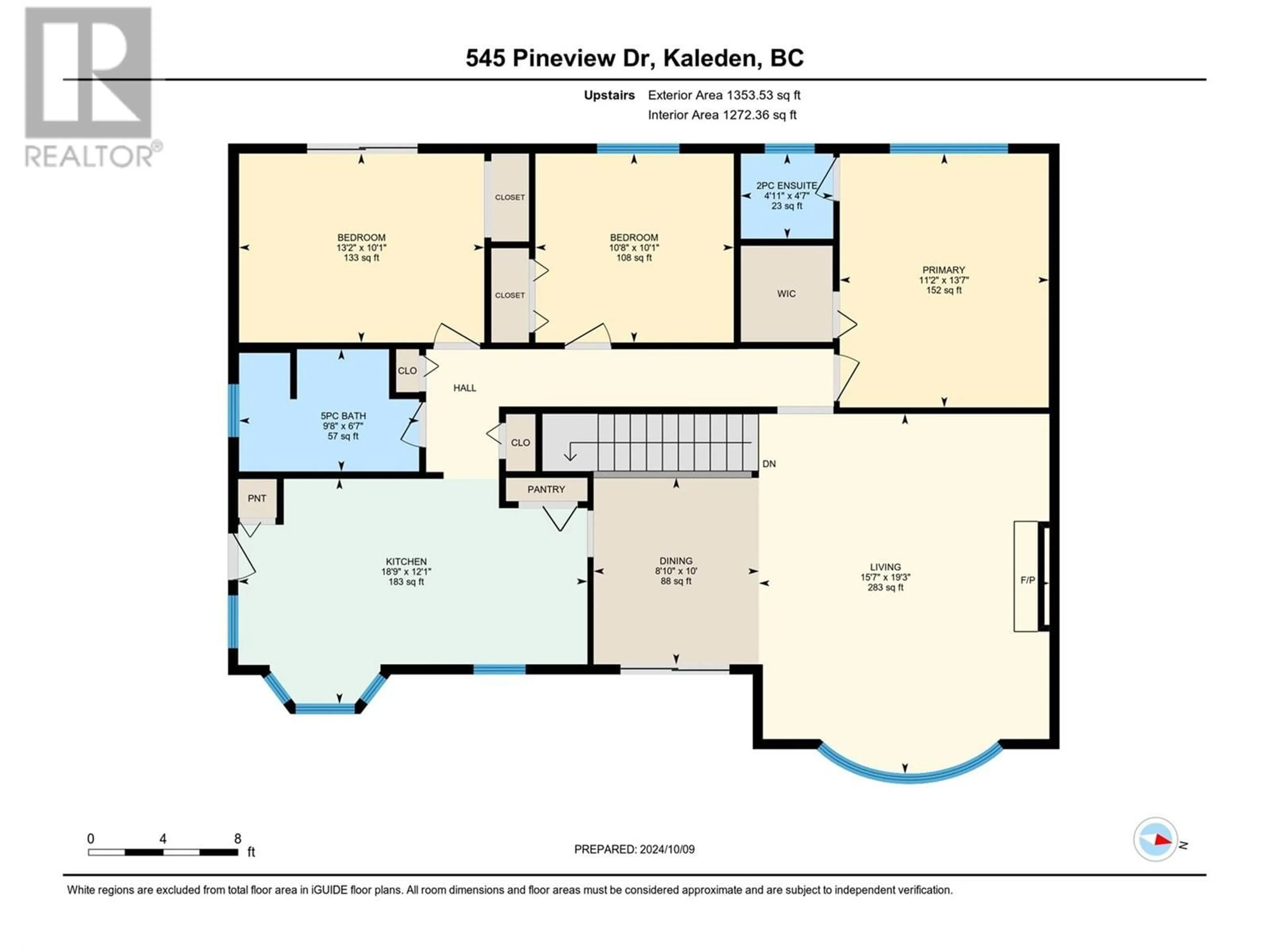 Floor plan for 545 PINEVIEW DRIVE, Kaleden British Columbia V0H1K0