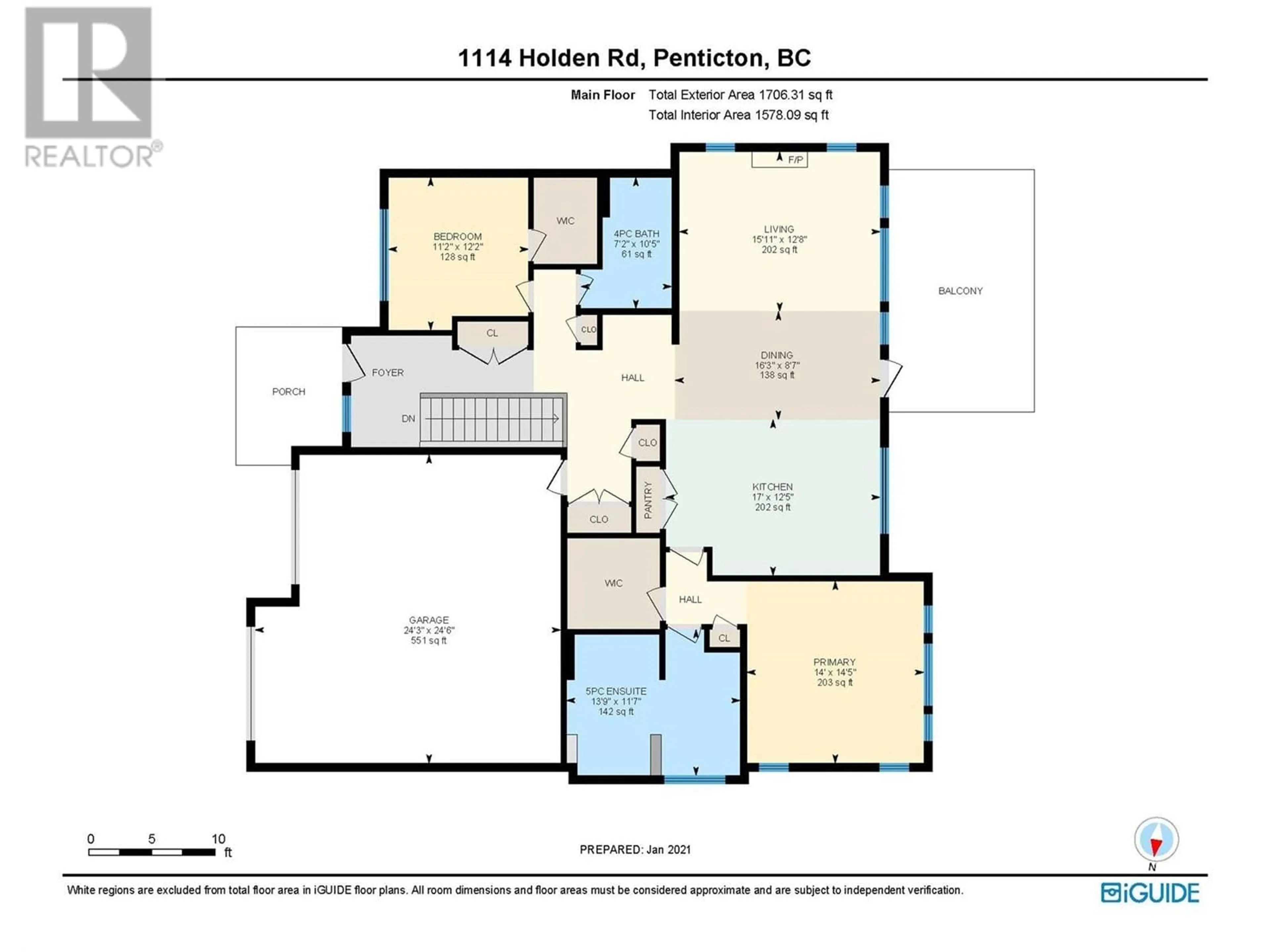 Floor plan for 1114 HOLDEN ROAD, Penticton British Columbia V2A0B7