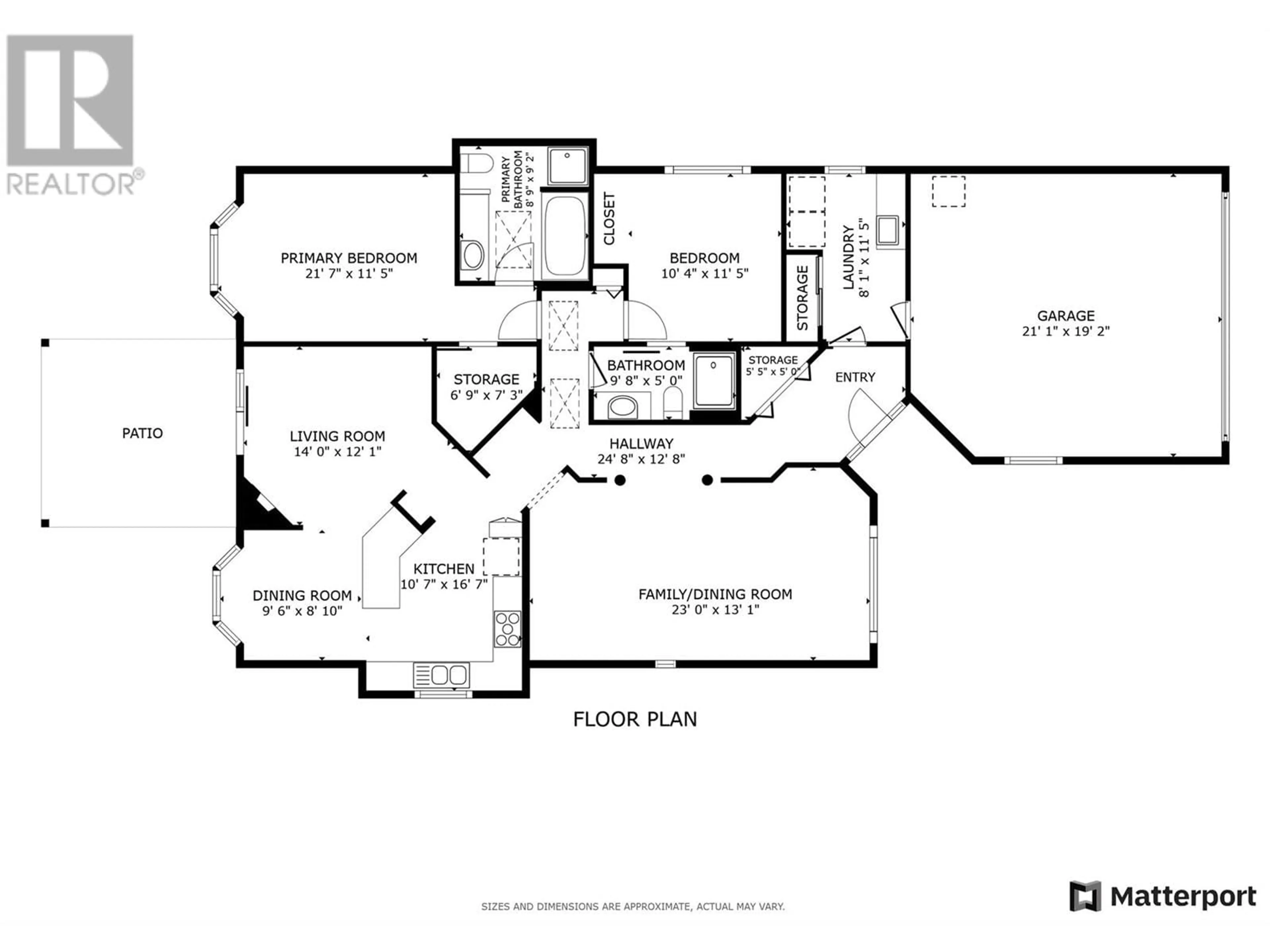 Floor plan for 414 - 550 YATES ROAD, Kelowna British Columbia V1V1Z4