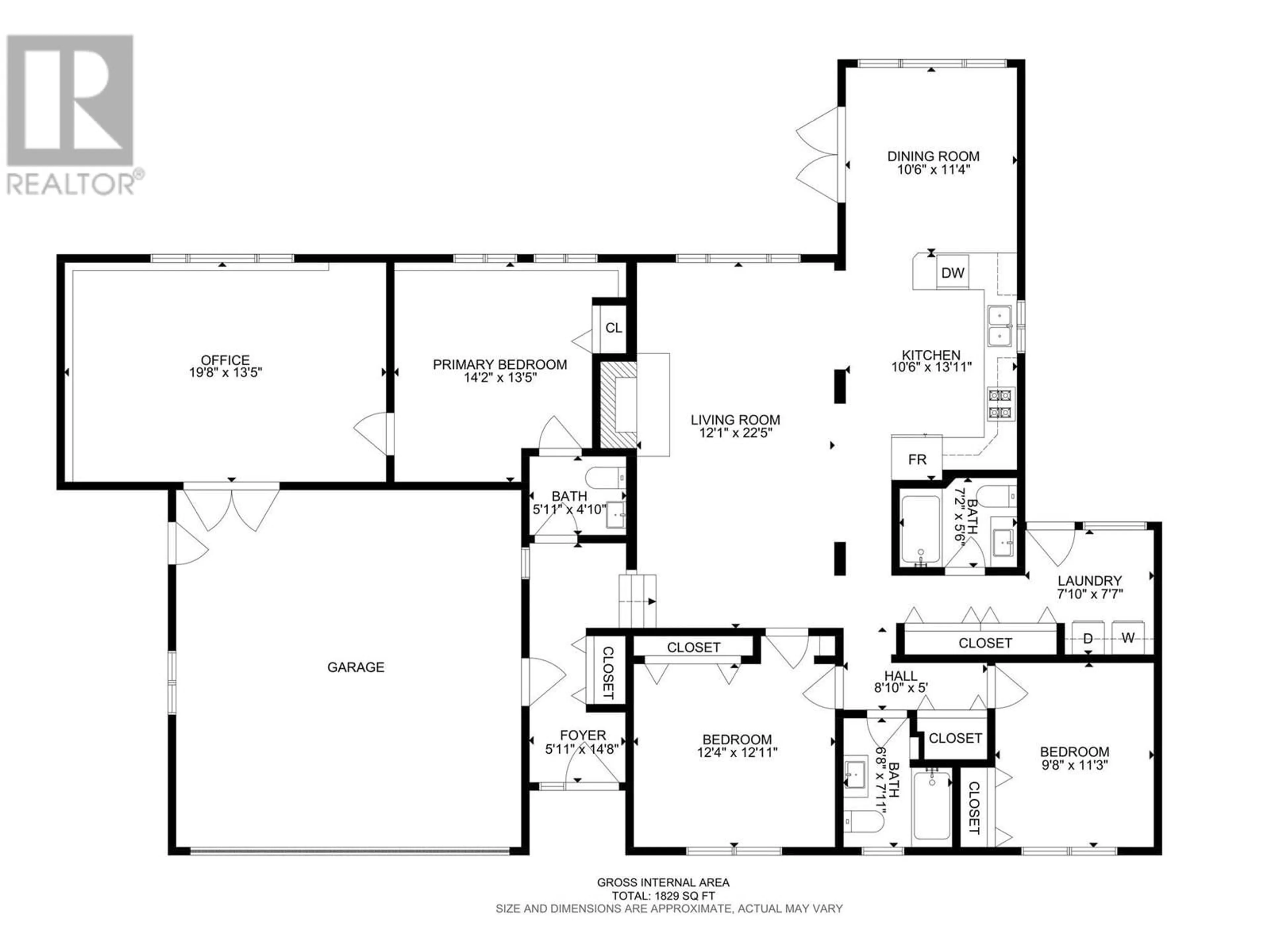 Floor plan for 753 NATHAN ROAD, Kelowna British Columbia V1W1K4