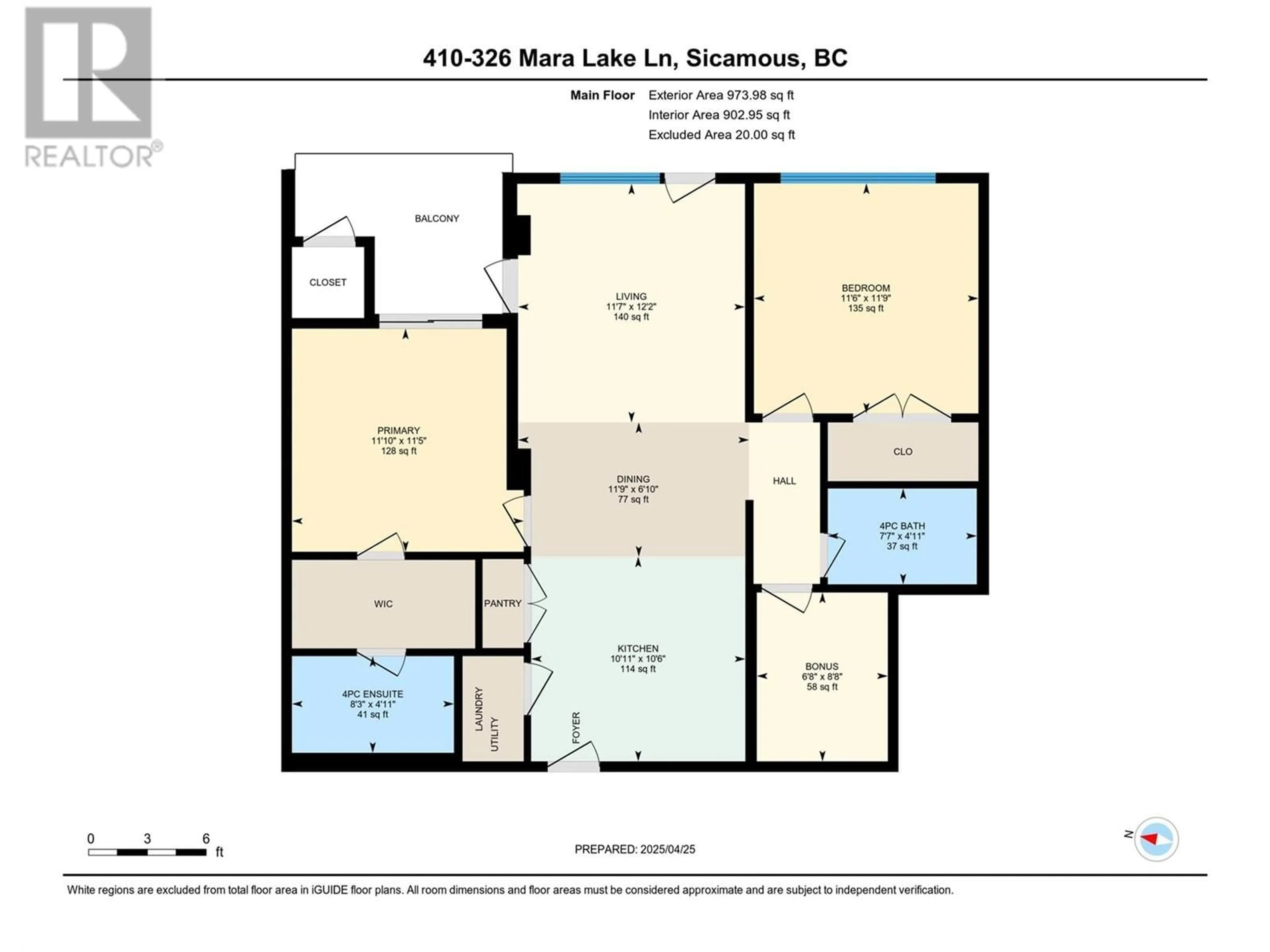 Floor plan for 410 - 326 MARA LAKE LANE, Sicamous British Columbia V0E2V1