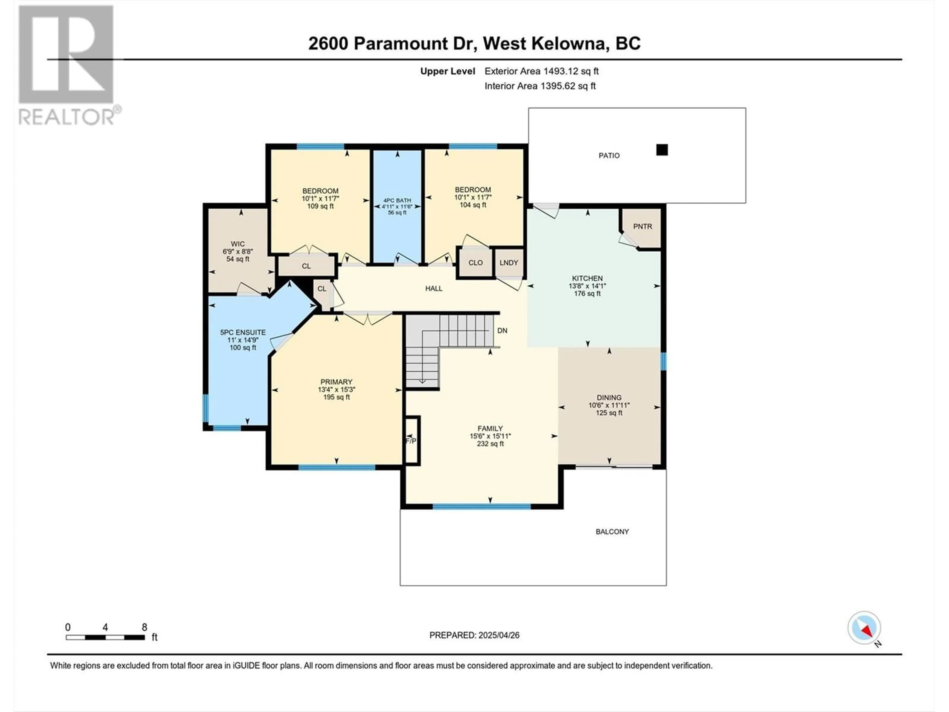 Floor plan for 2600 PARAMOUNT DRIVE, West Kelowna British Columbia V4T3H5