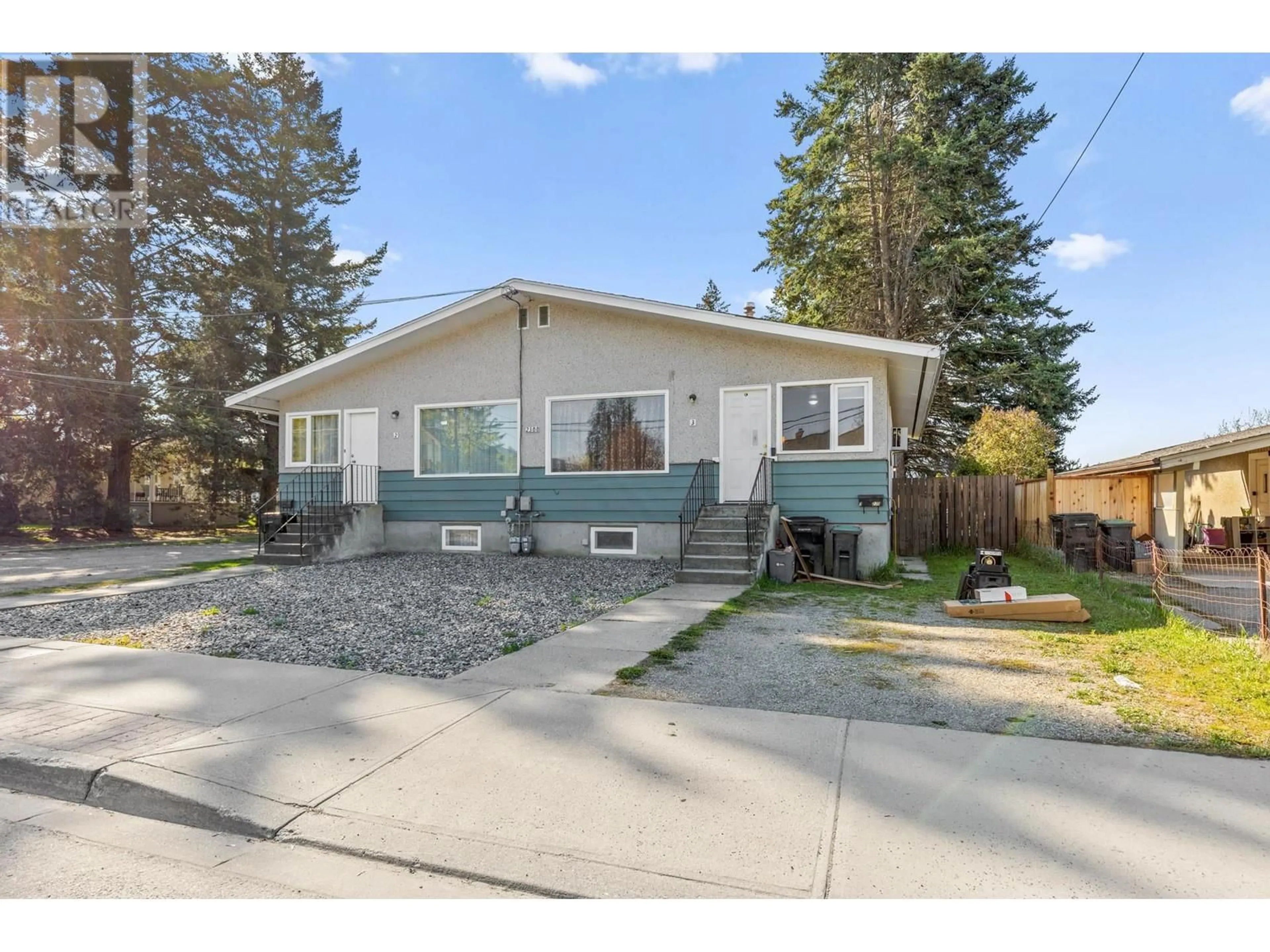 Home with vinyl exterior material, street for 2300 43 AVENUE, Vernon British Columbia V1T3K5
