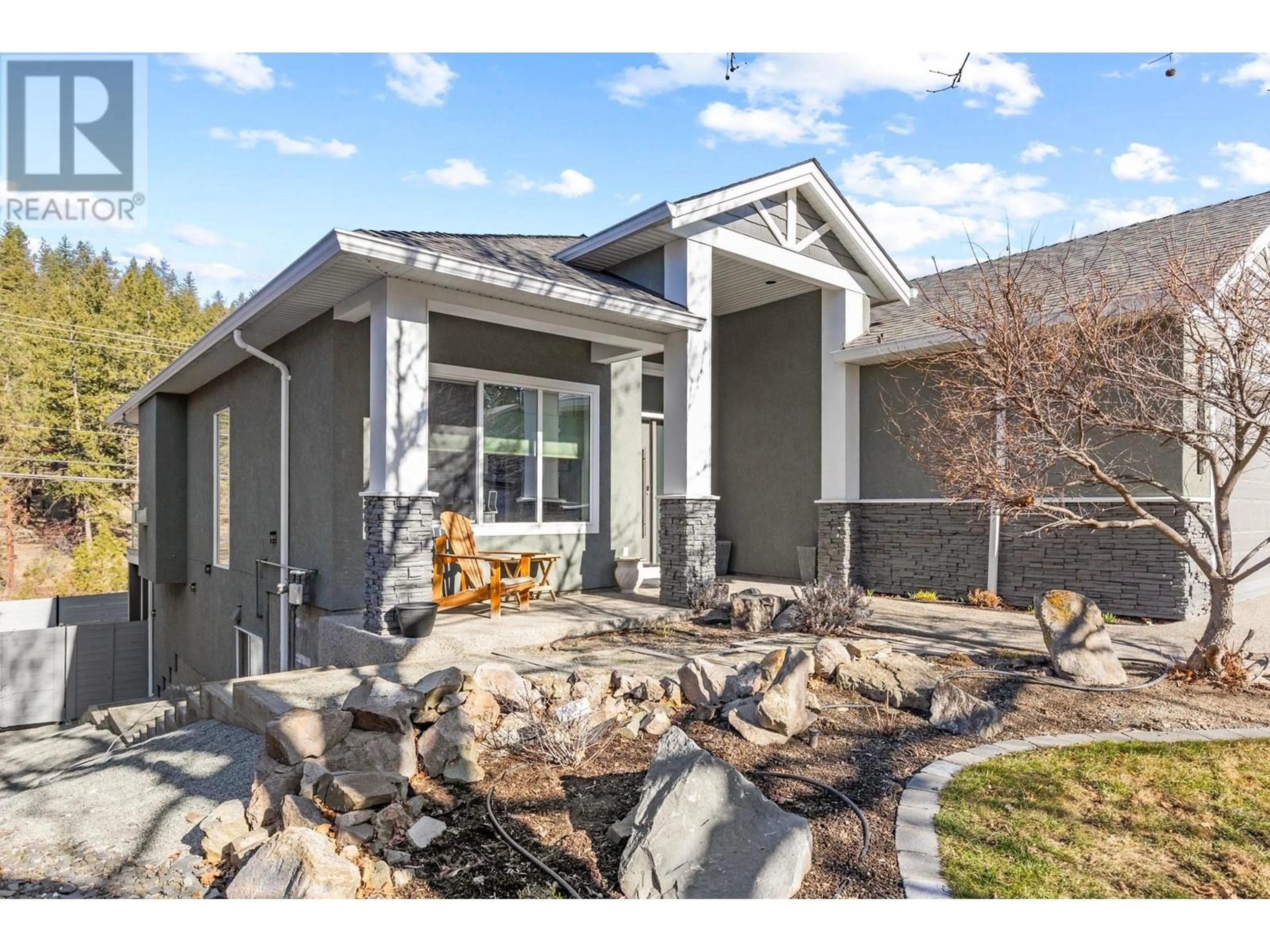 Home with vinyl exterior material, street for 1835 PEAK POINT COURT, West Kelowna British Columbia V1Z4B4