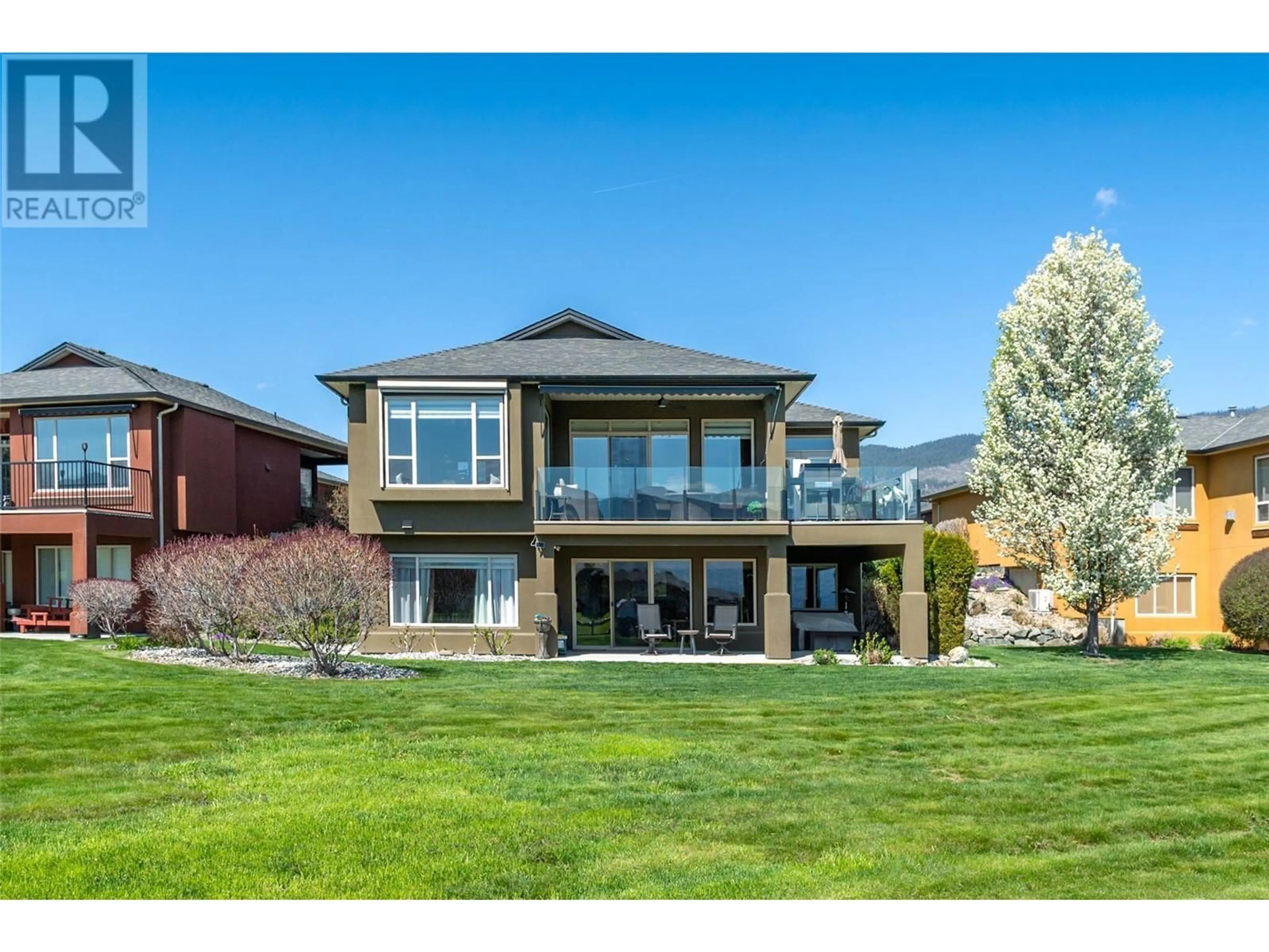 Home with brick exterior material, water/lake/river/ocean view for 4144 SOLANA PLACE, Westbank British Columbia V4T2Y9