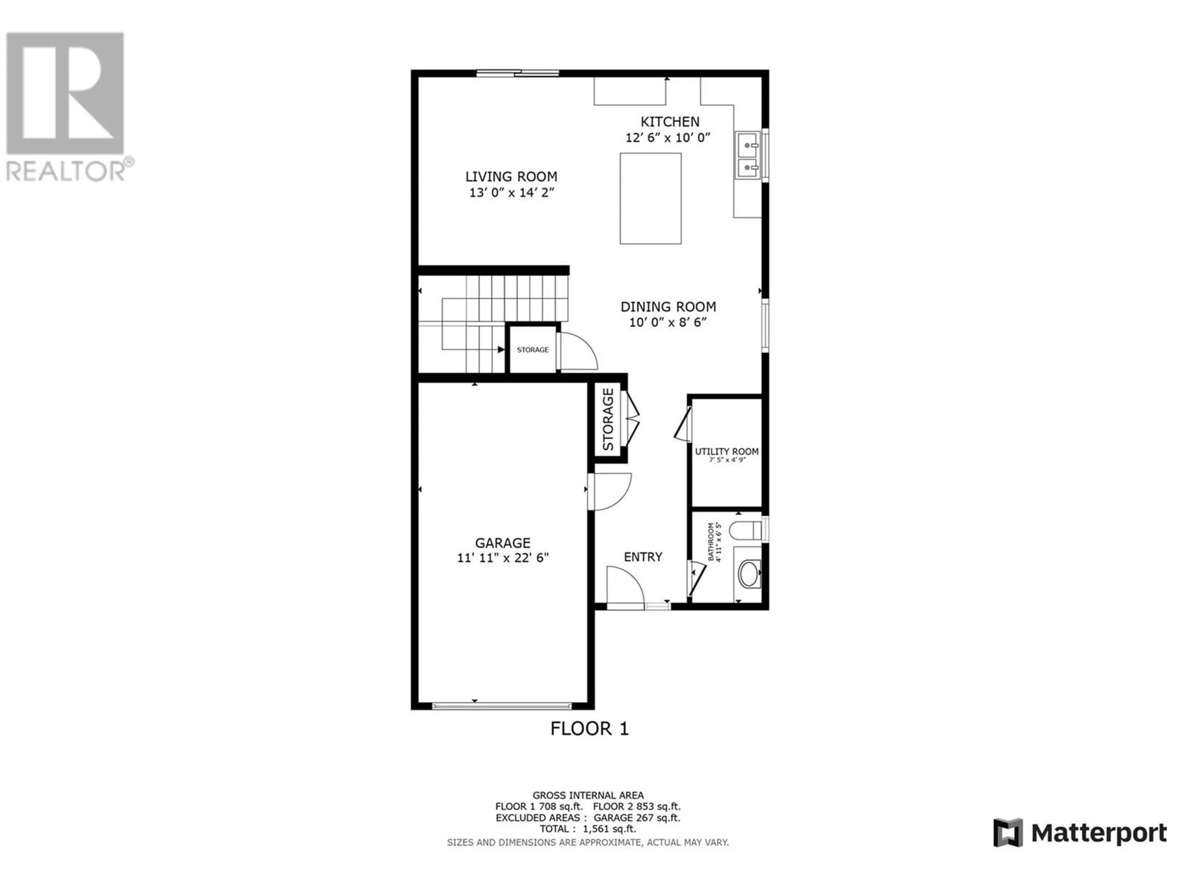 Floor plan for 2 - 2241 HEITMAN STREET, Enderby British Columbia V0E1V2