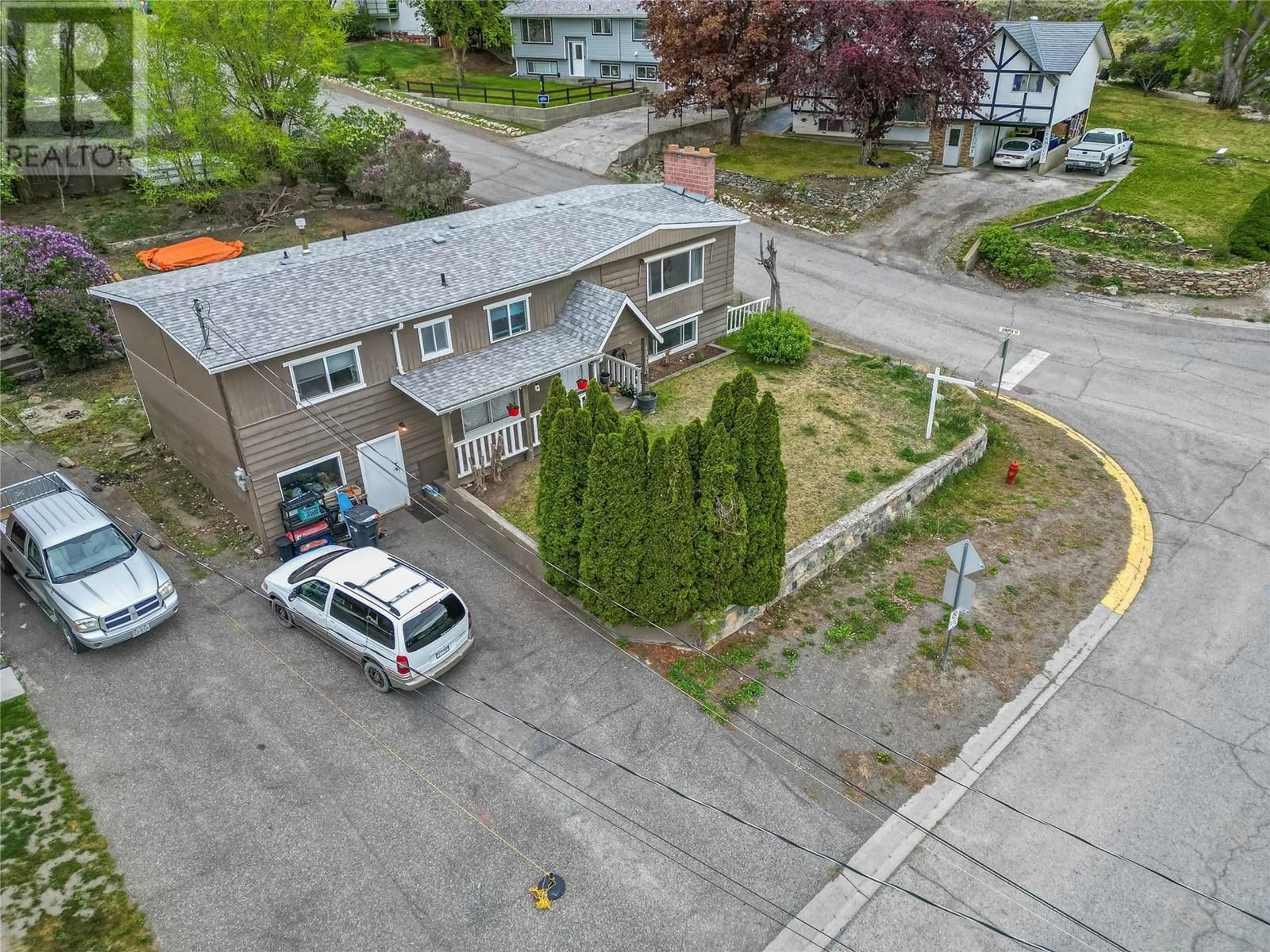 A pic from outside/outdoor area/front of a property/back of a property/a pic from drone, street for 1341 MESA VISTA DRIVE, Ashcroft British Columbia V0K1A0