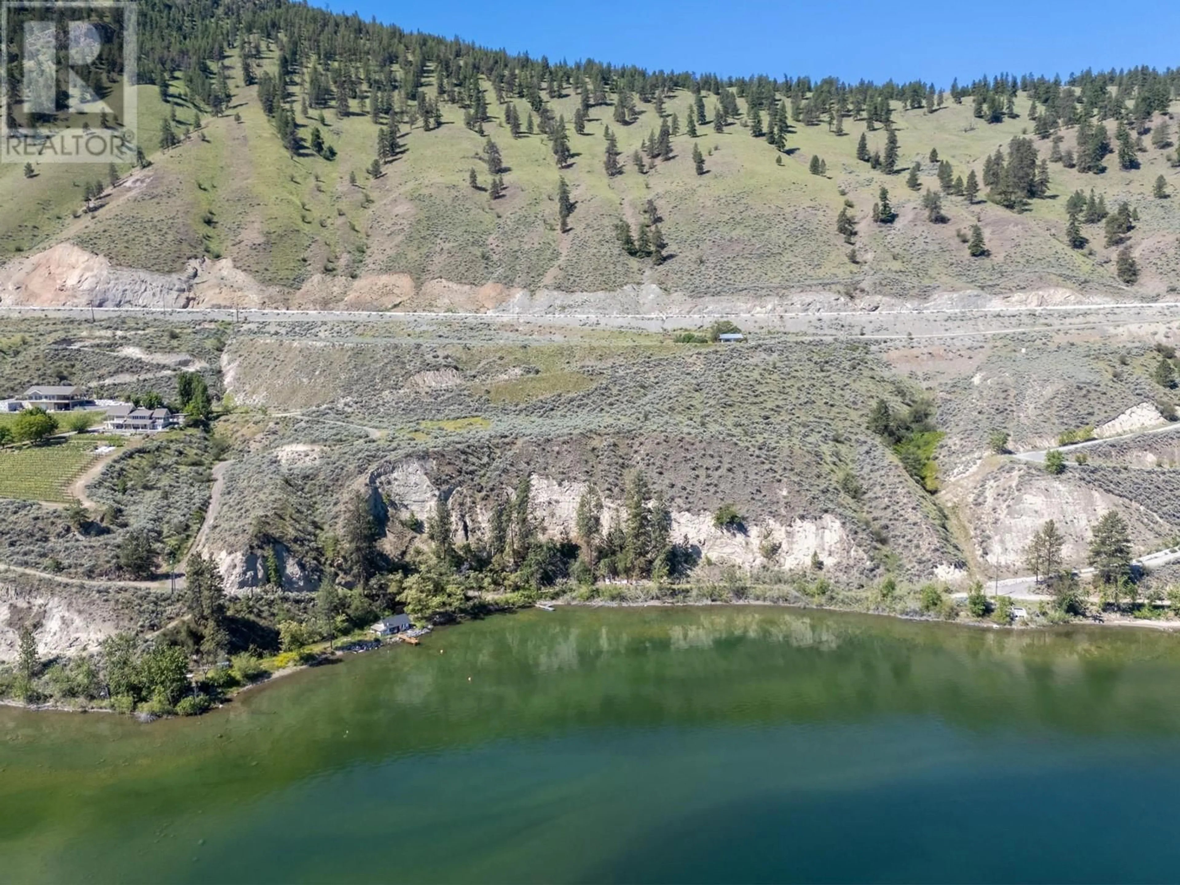 A pic from outside/outdoor area/front of a property/back of a property/a pic from drone, water/lake/river/ocean view for 351 CALLAN ROAD, Summerland British Columbia V0H1Z6