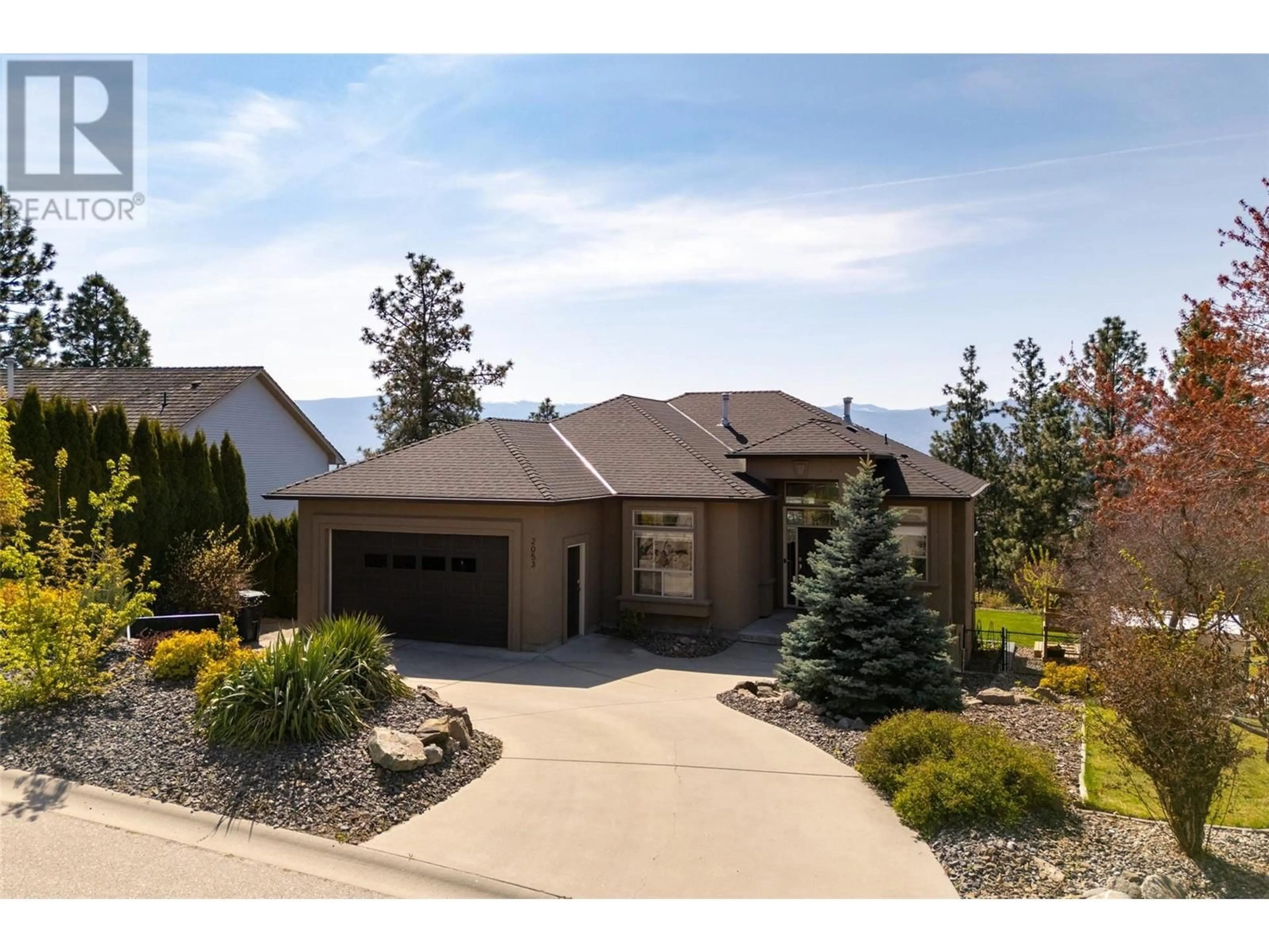 Home with brick exterior material, street for 2053 MOONBEAM CLOSE, West Kelowna British Columbia V1Z3X8