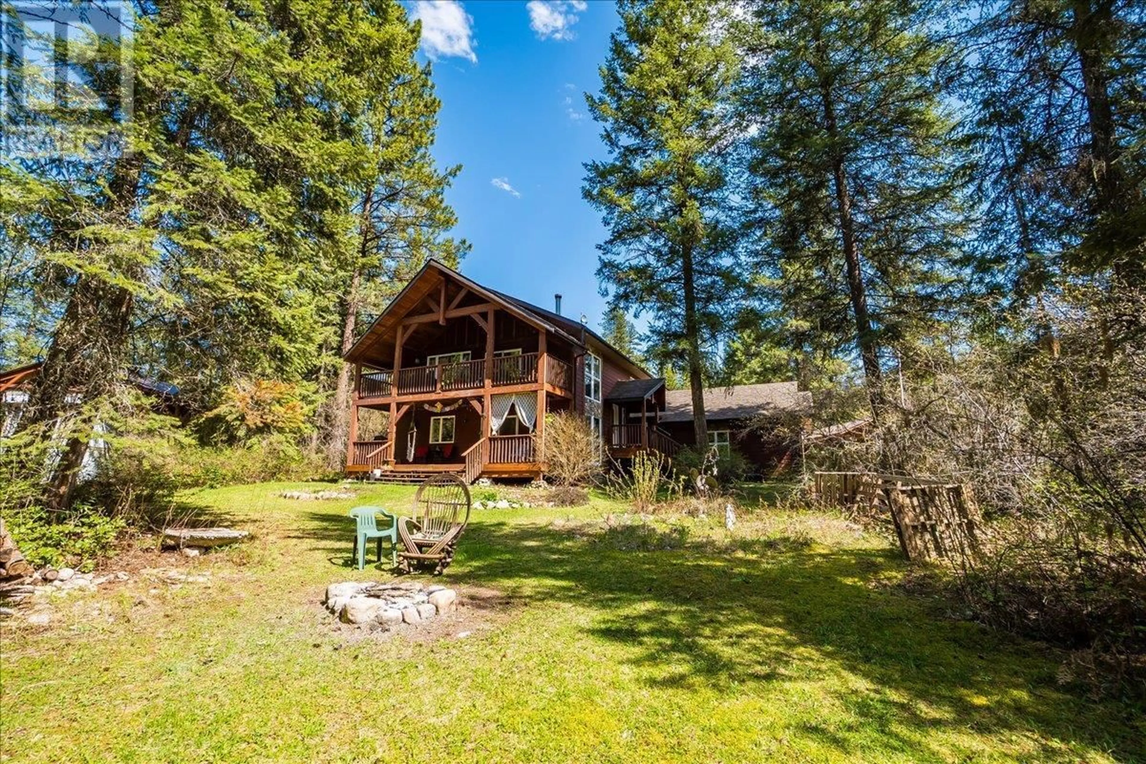 A pic from outside/outdoor area/front of a property/back of a property/a pic from drone, water/lake/river/ocean view for 5626 DUCKSWAY ROAD, Winlaw British Columbia V0G2J0