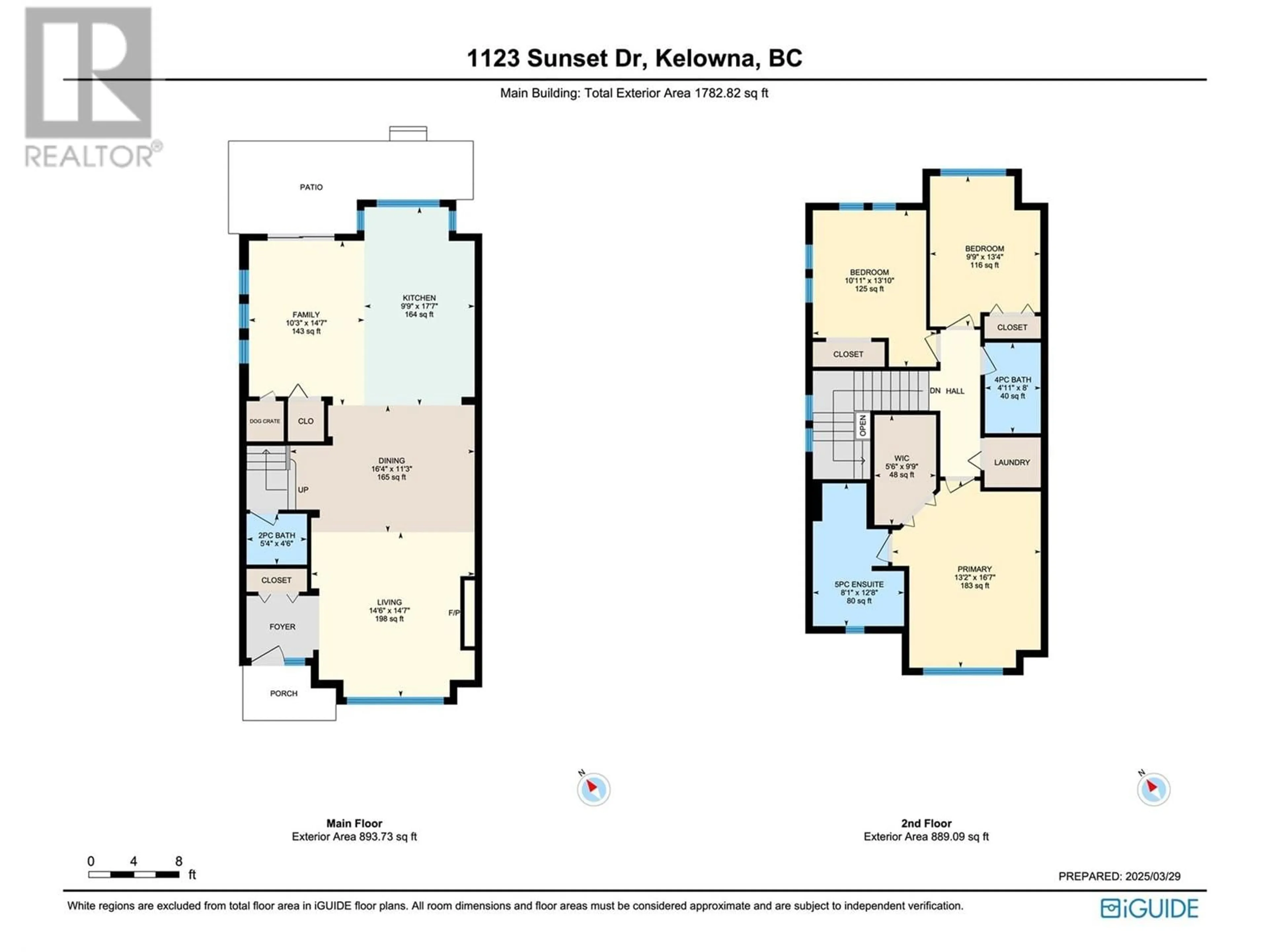 Floor plan for 1123 SUNSET DRIVE, Kelowna British Columbia V1Y9Z5