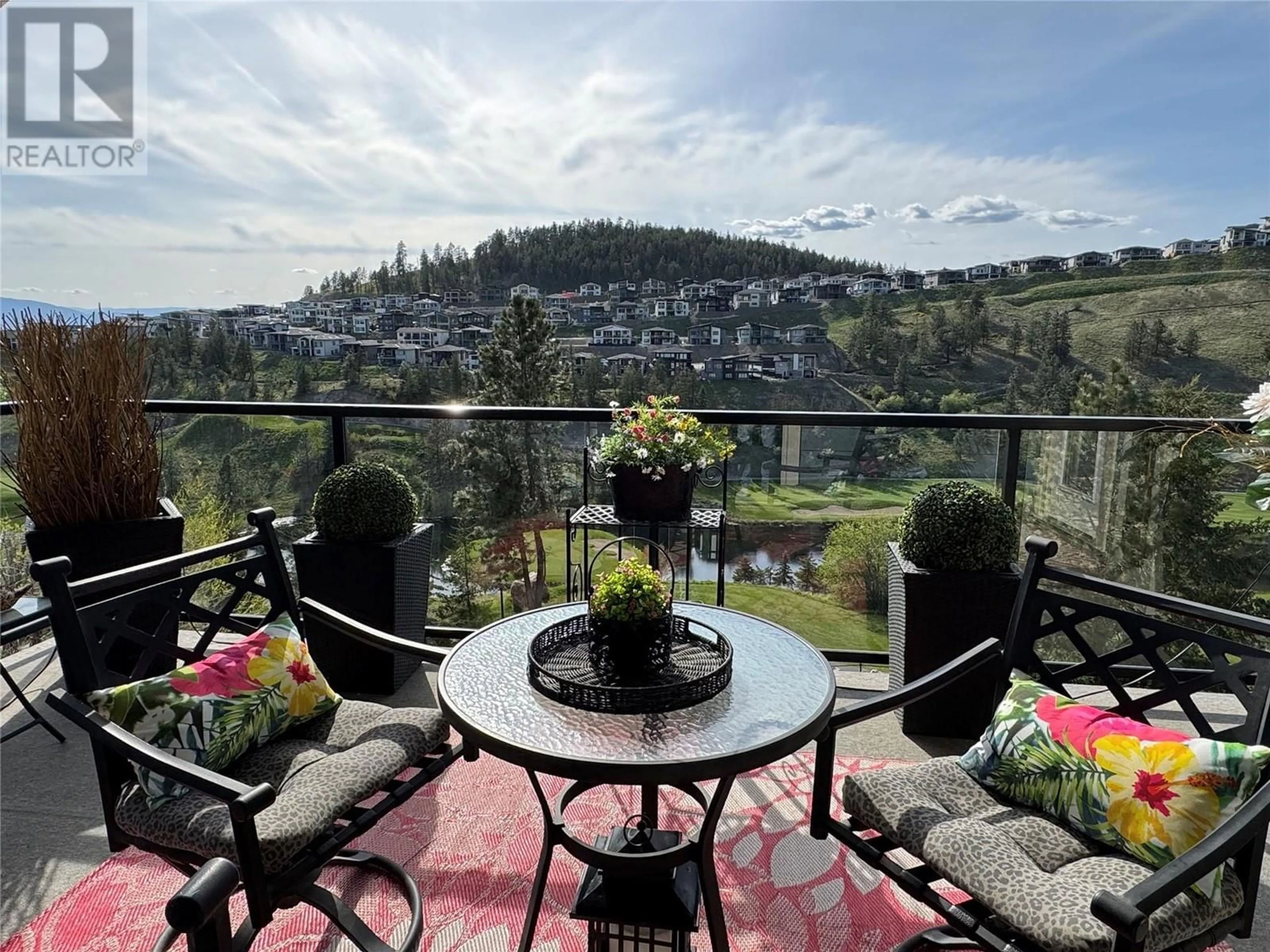 Balcony in the apartment, water/lake/river/ocean view for 26 - 875 STOCKLEY STREET, Kelowna British Columbia V1P1S4