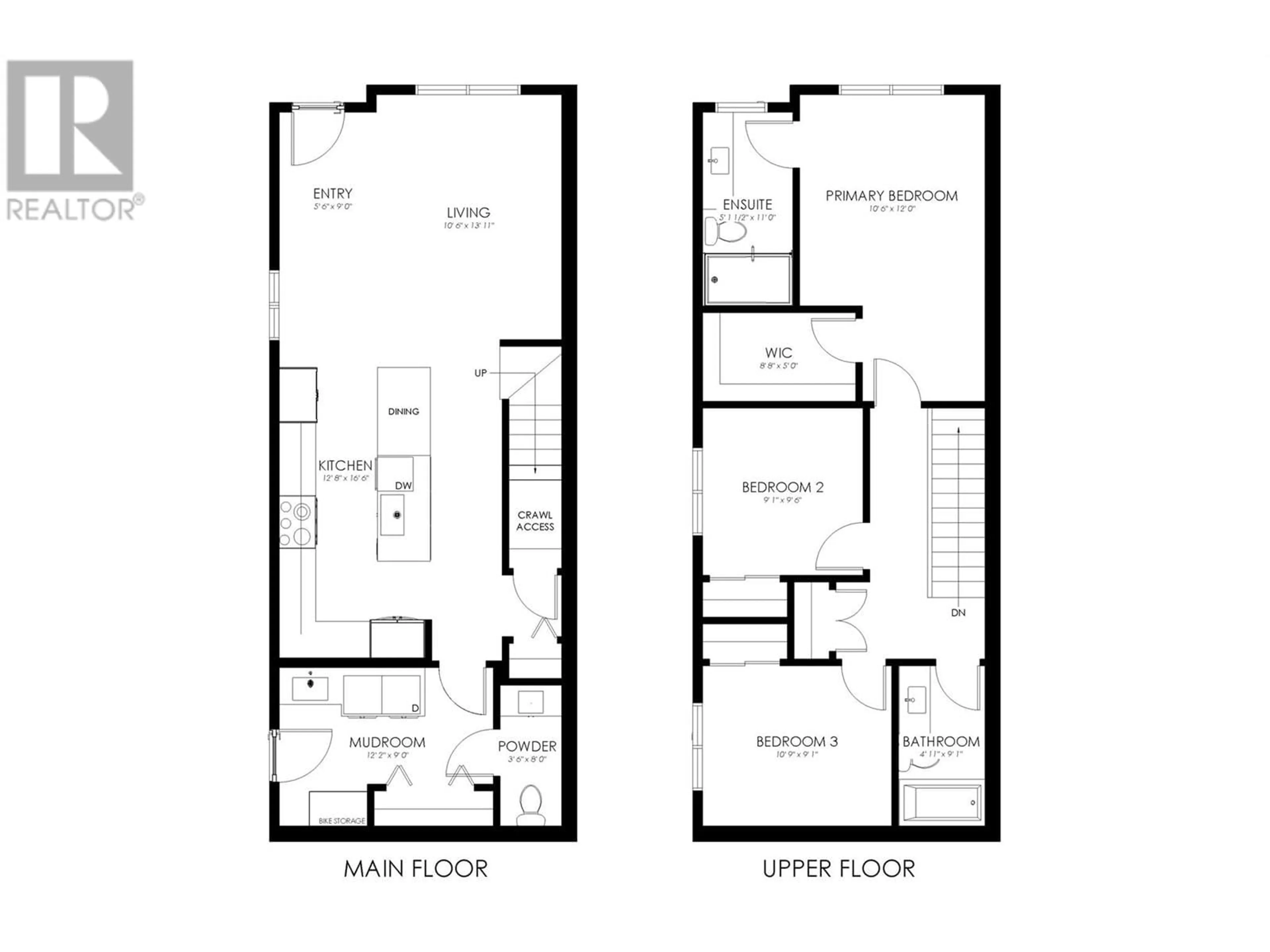 Floor plan for 103 - 687 VICTORIA DRIVE, Penticton British Columbia V2A5N5