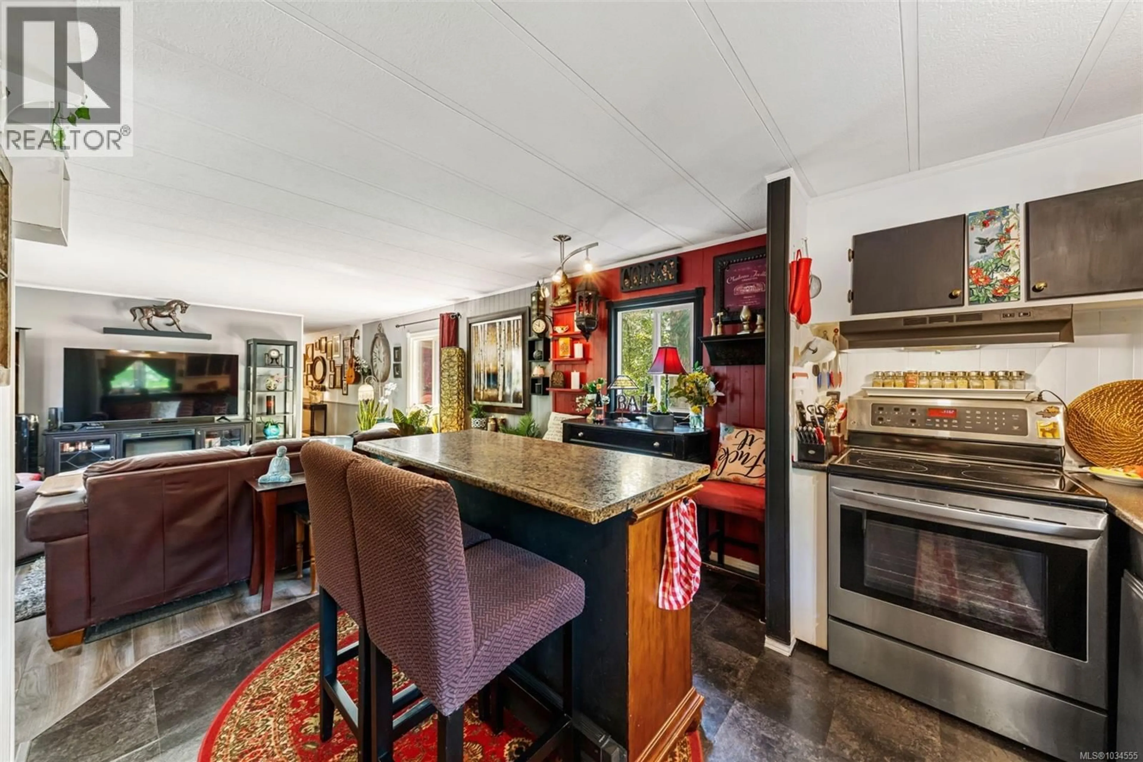Open concept kitchen, ceramic/tile floor for 61 - 5838 BLYTHWOOD ROAD, Sooke British Columbia V9Z0G2