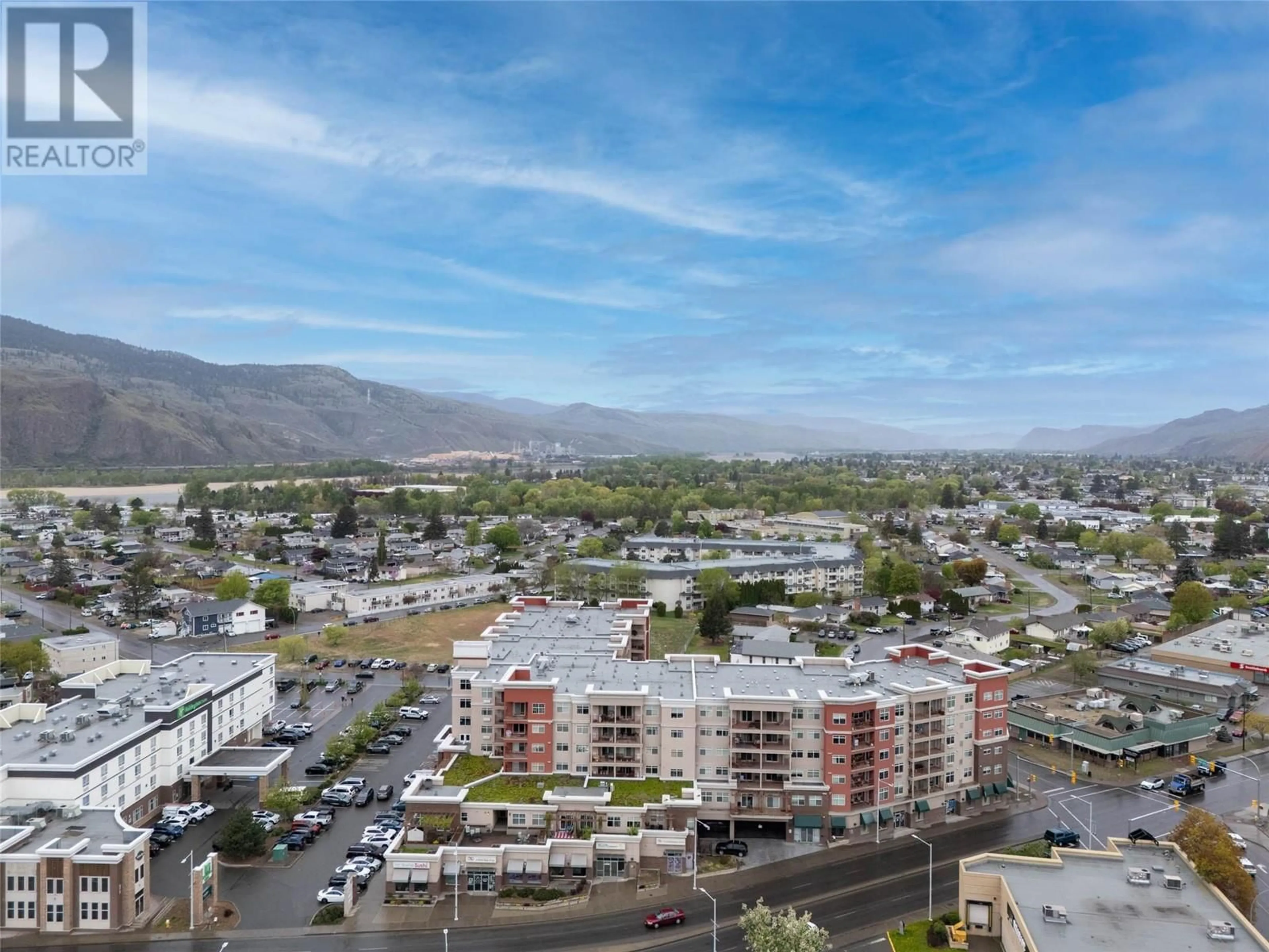 A pic from outside/outdoor area/front of a property/back of a property/a pic from drone, mountain view for 430 - 689 TRANQUILLE ROAD, Kamloops British Columbia V2B0C7