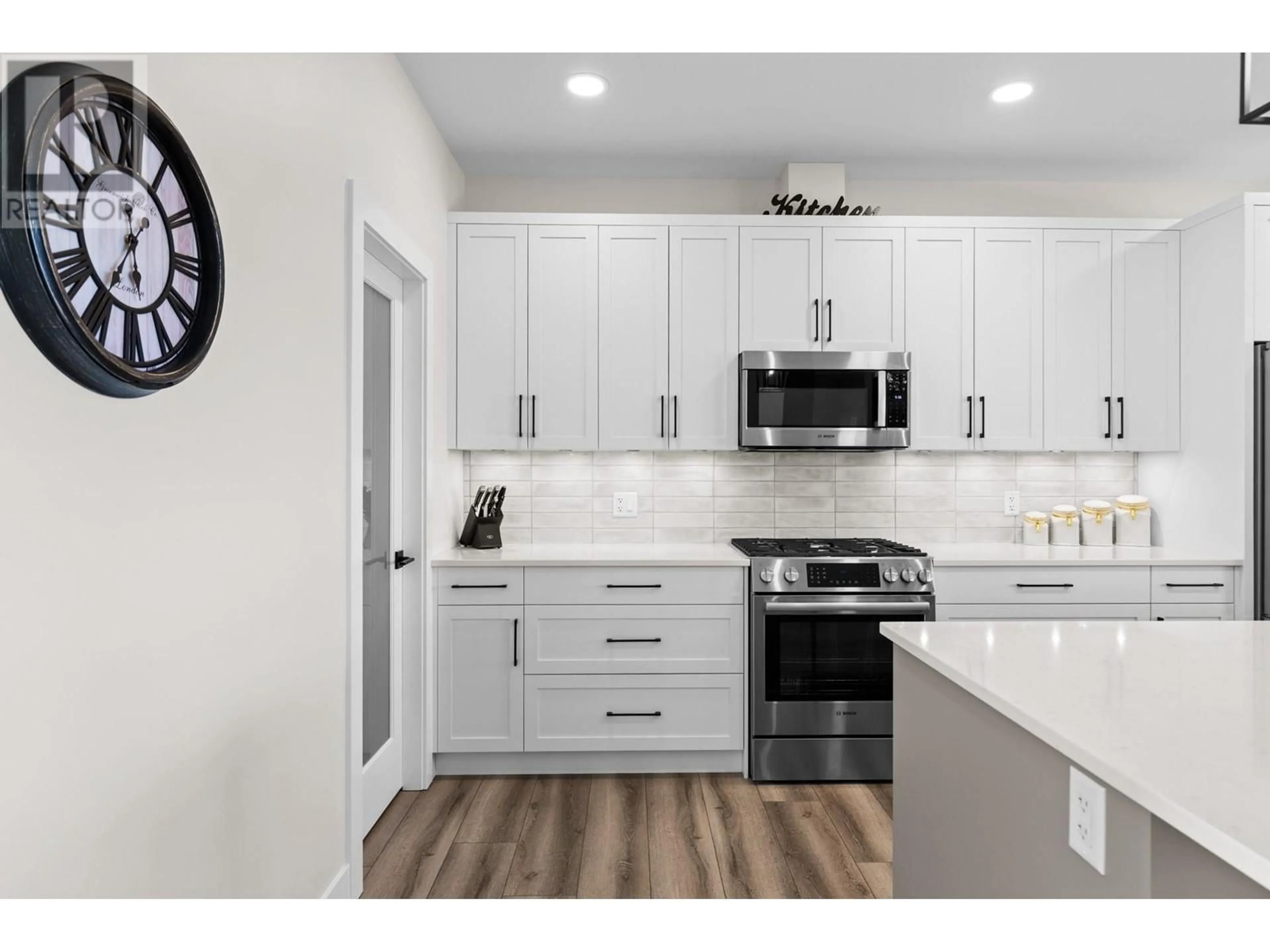 Open concept kitchen, ceramic/tile floor for 17511 SANBORN STREET, Summerland British Columbia V0H1Z3