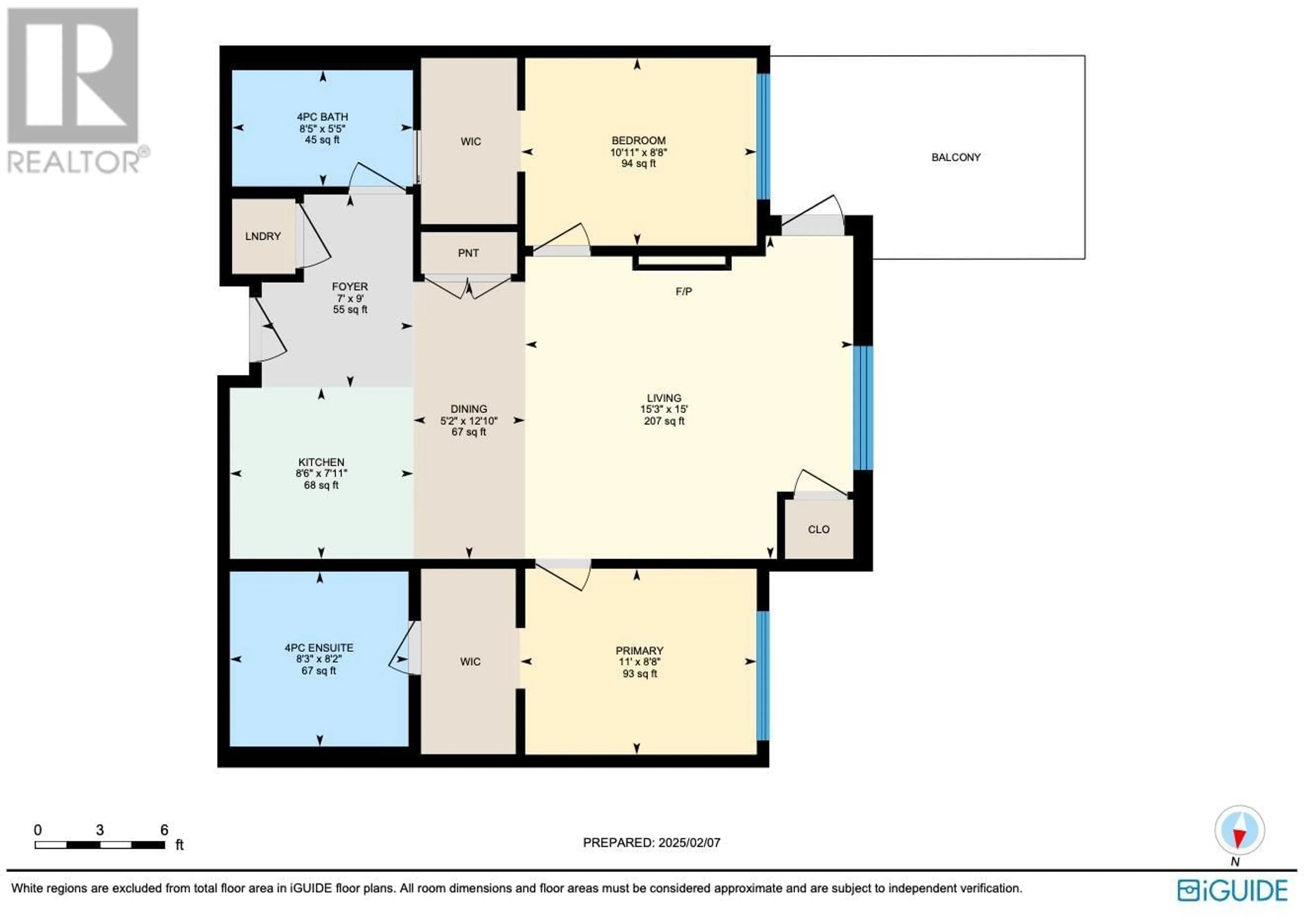Floor plan for 105 - 1883 WATER STREET, Kelowna British Columbia V1Y1K4