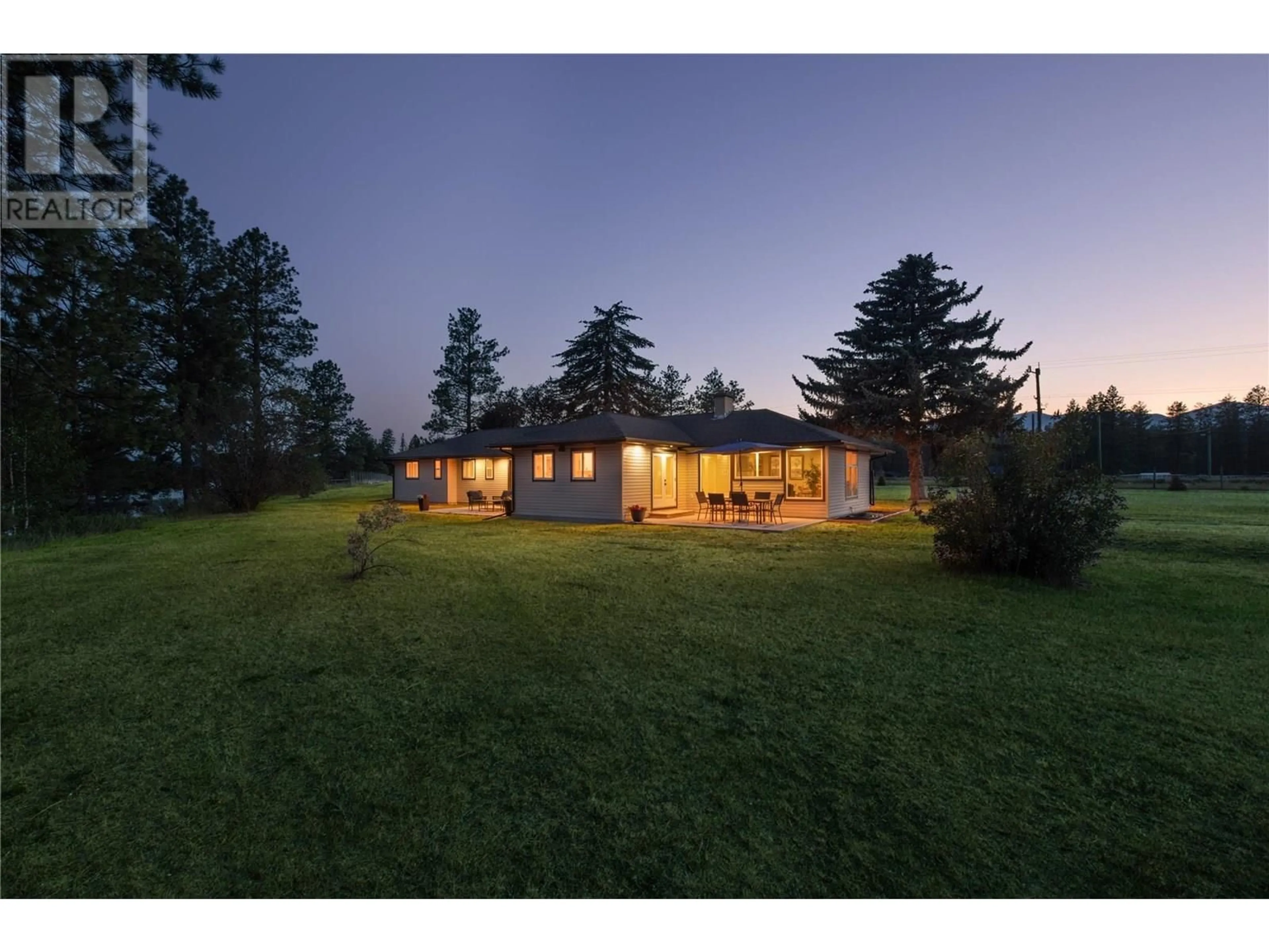 A pic from outside/outdoor area/front of a property/back of a property/a pic from drone, forest/trees view for 5496 93/95 HIGHWAY, Wasa British Columbia V0B0A7