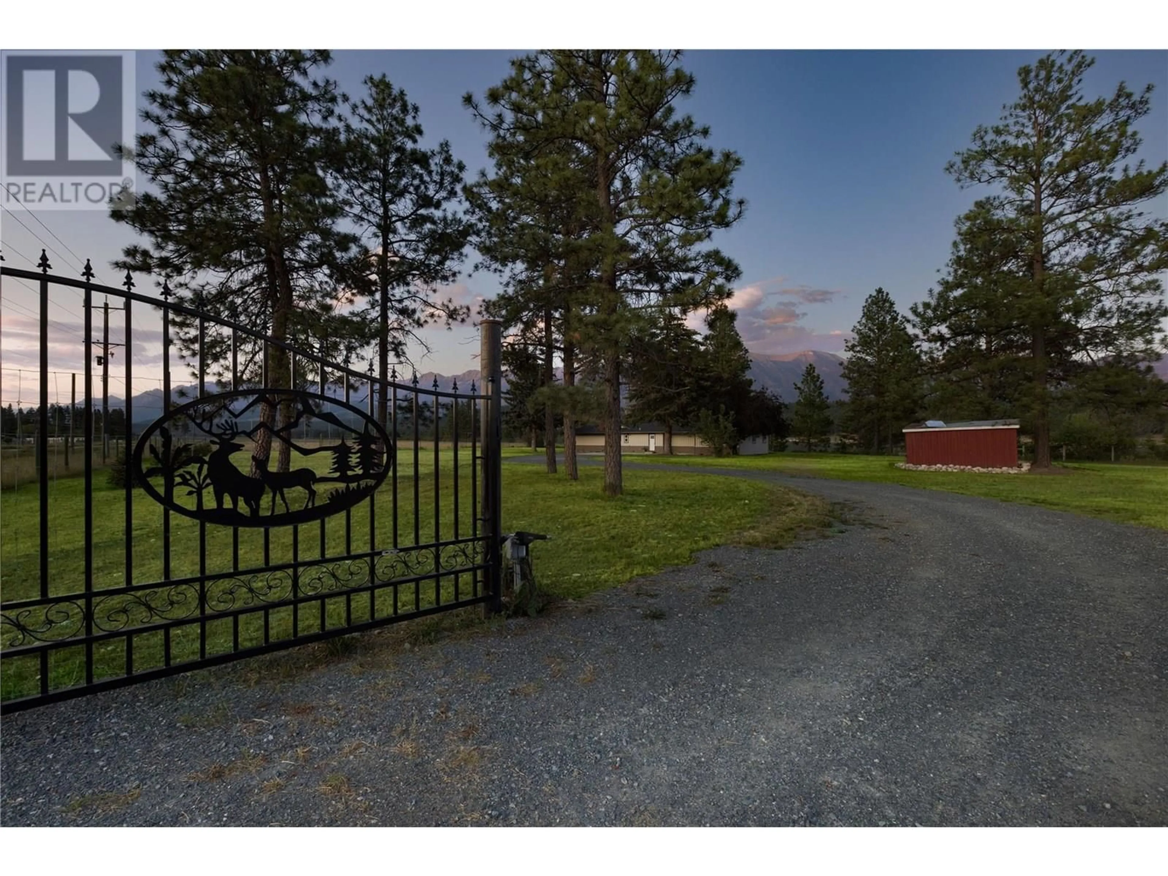 A pic from outside/outdoor area/front of a property/back of a property/a pic from drone, mountain view for 5496 93/95 HIGHWAY, Wasa British Columbia V0B0A7