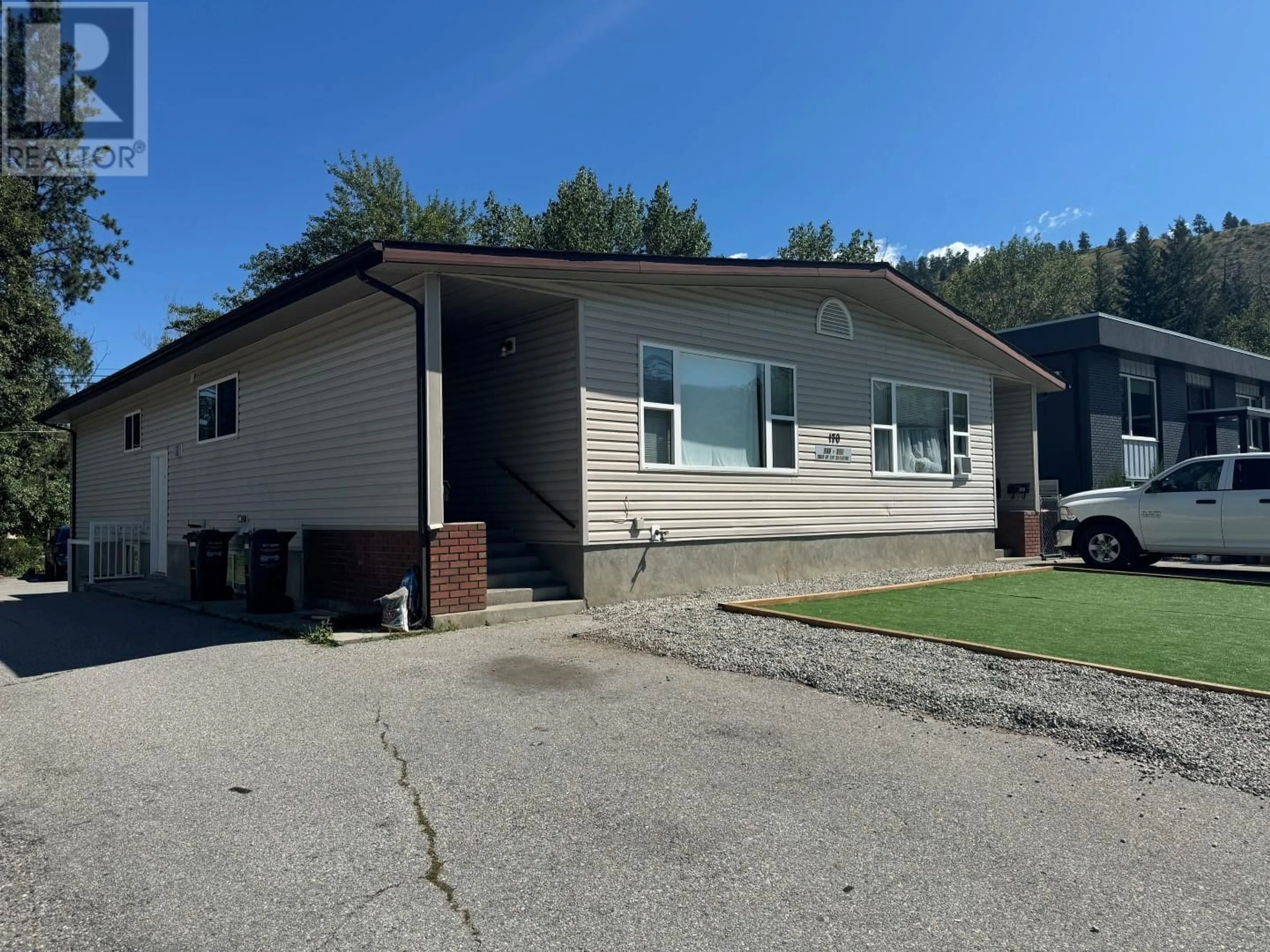 Home with vinyl exterior material, street for 170 MCPHERSON CRESCENT, Penticton British Columbia V2A2N8