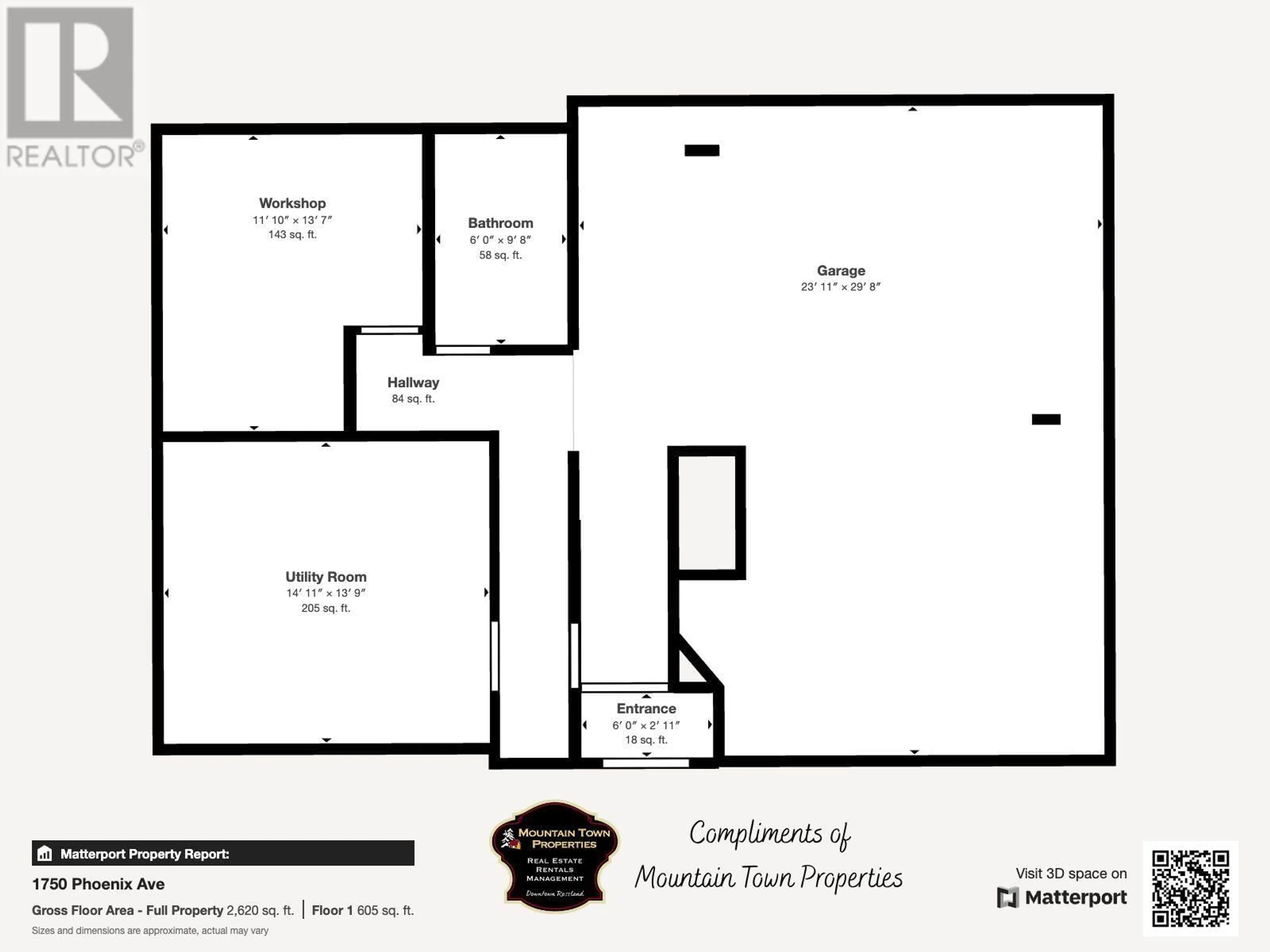Floor plan for 1750 PHOENIX AVENUE, Rossland British Columbia V0G1Y0