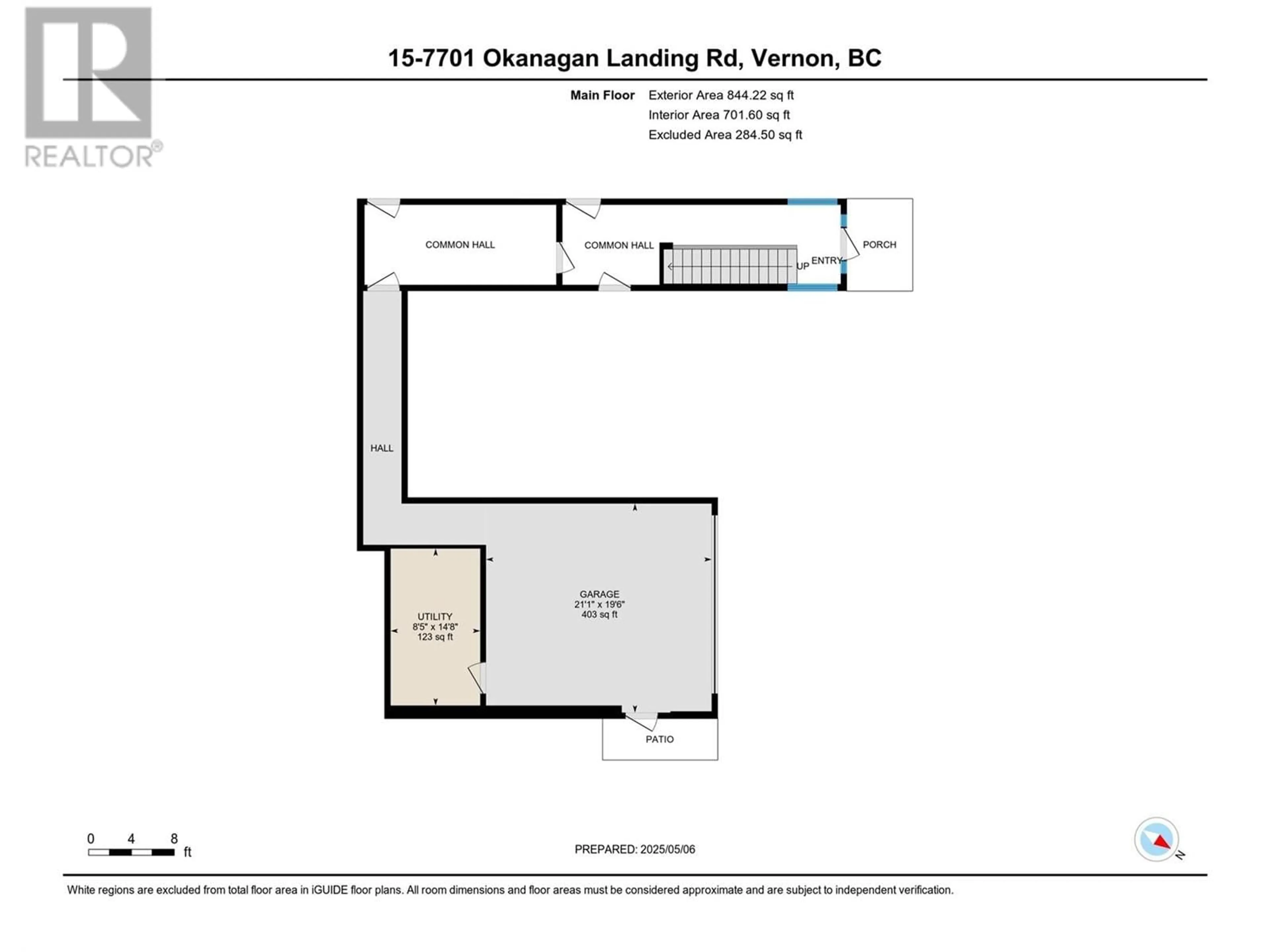 Floor plan for 15 - 7701 OKANAGAN LANDING ROAD, Vernon British Columbia V1T6Y5