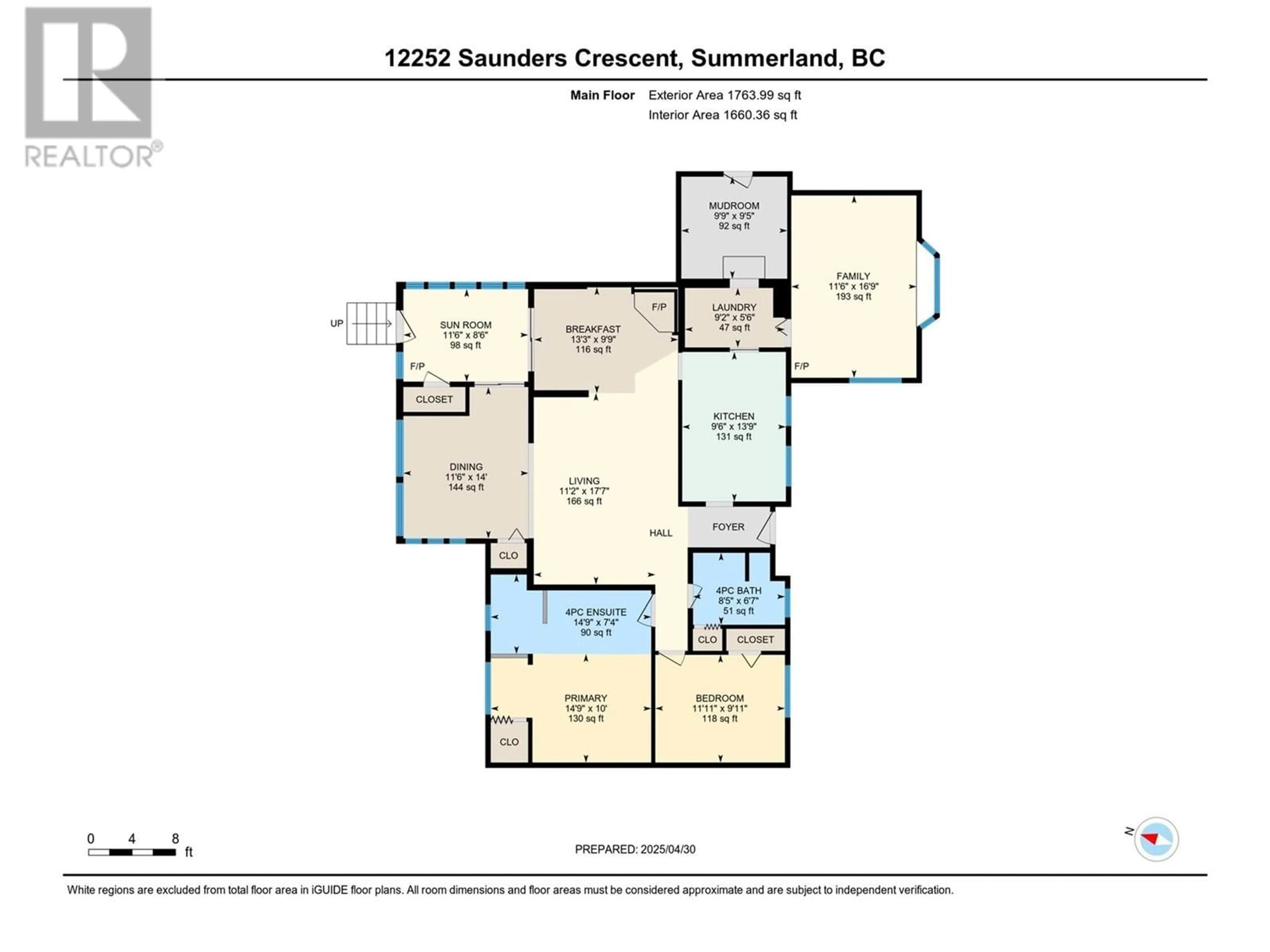 Floor plan for 12252 SAUNDERS CRESCENT, Summerland British Columbia V0H1Z0