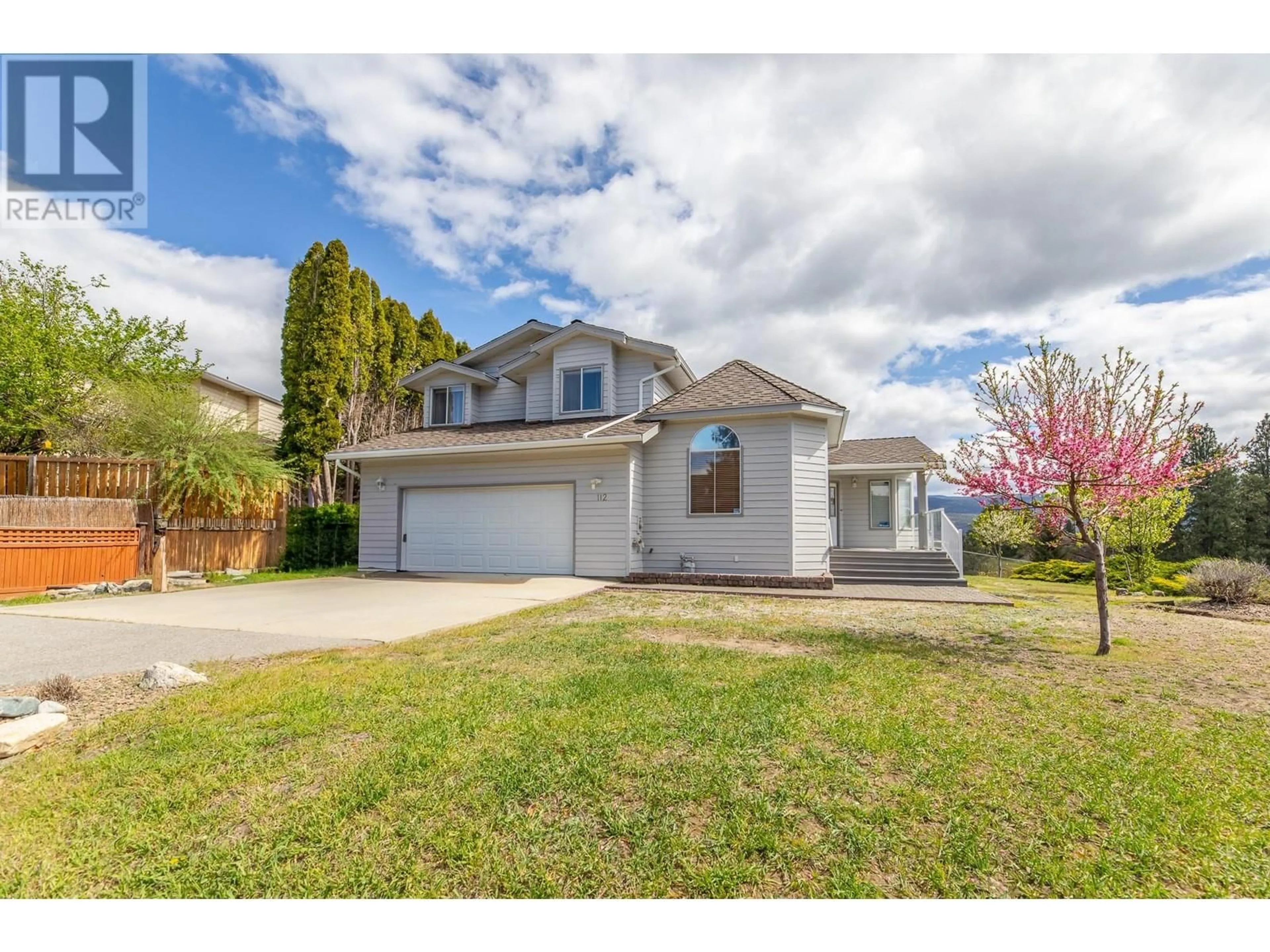 Home with vinyl exterior material, street for 112 SUMAC RIDGE DRIVE, Summerland British Columbia V0H1Z6