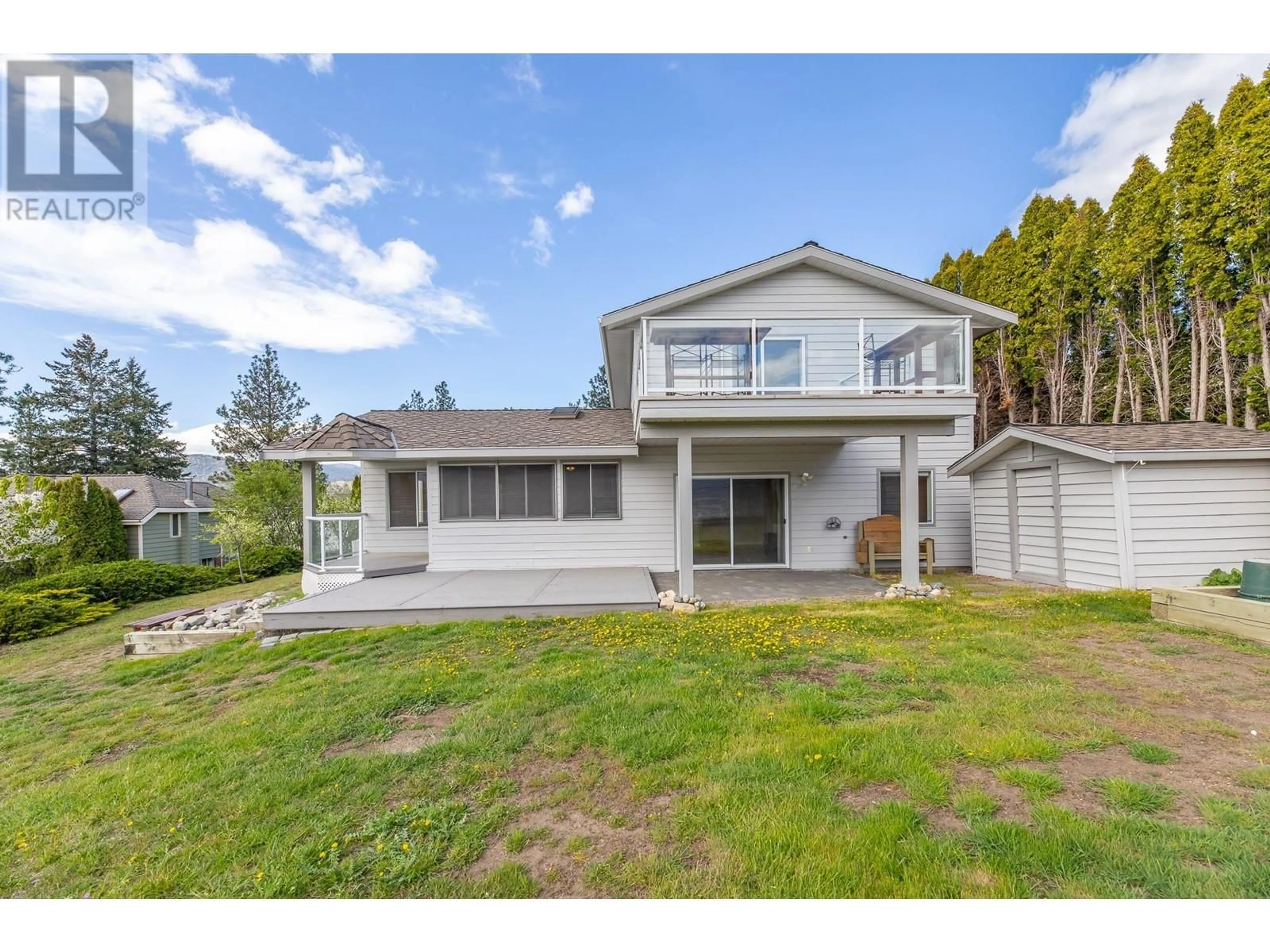 A pic from outside/outdoor area/front of a property/back of a property/a pic from drone, unknown for 112 SUMAC RIDGE DRIVE, Summerland British Columbia V0H1Z6