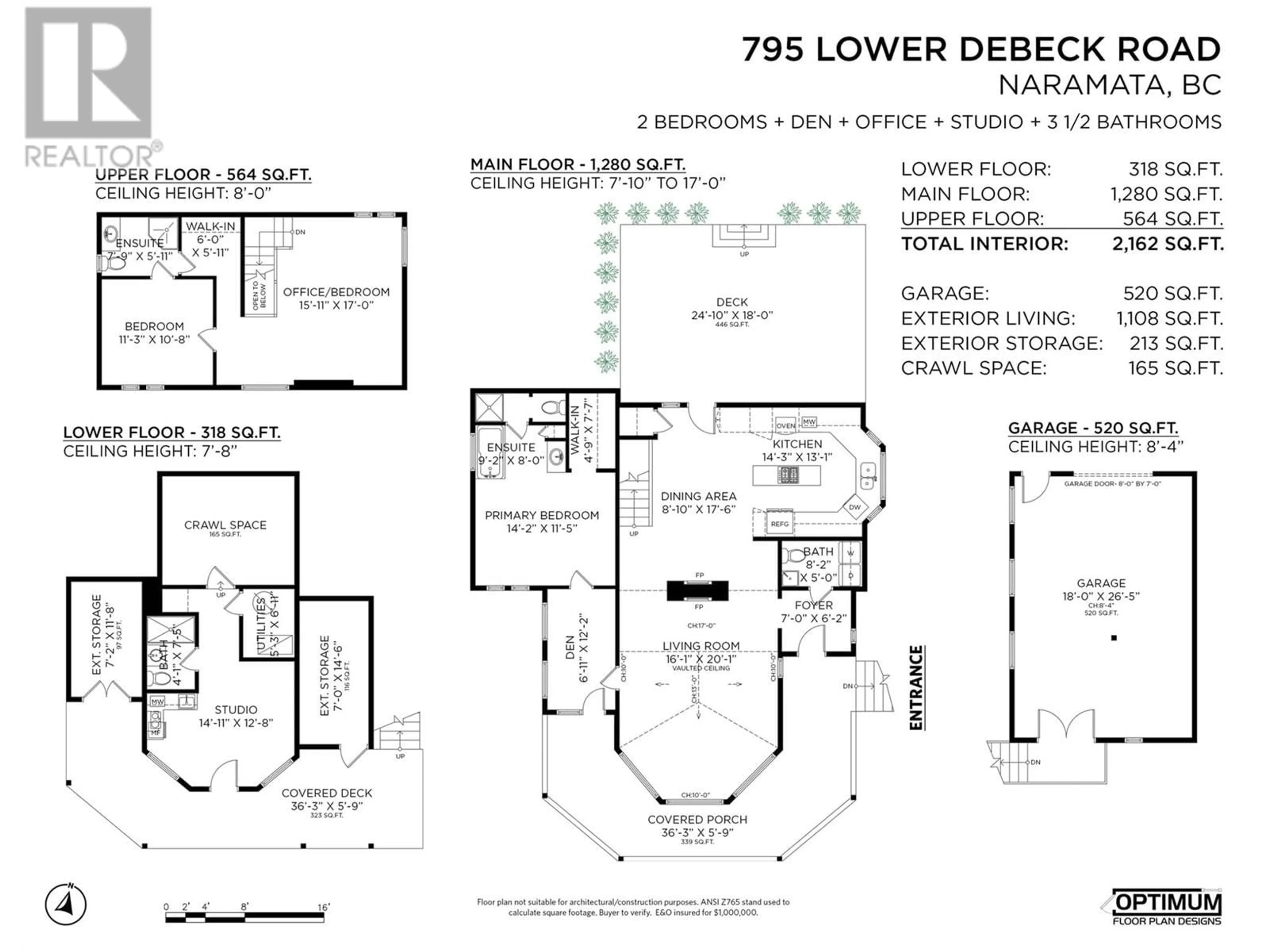 Floor plan for 795 LOWER DEBECK ROAD, Naramata British Columbia V0H1N1