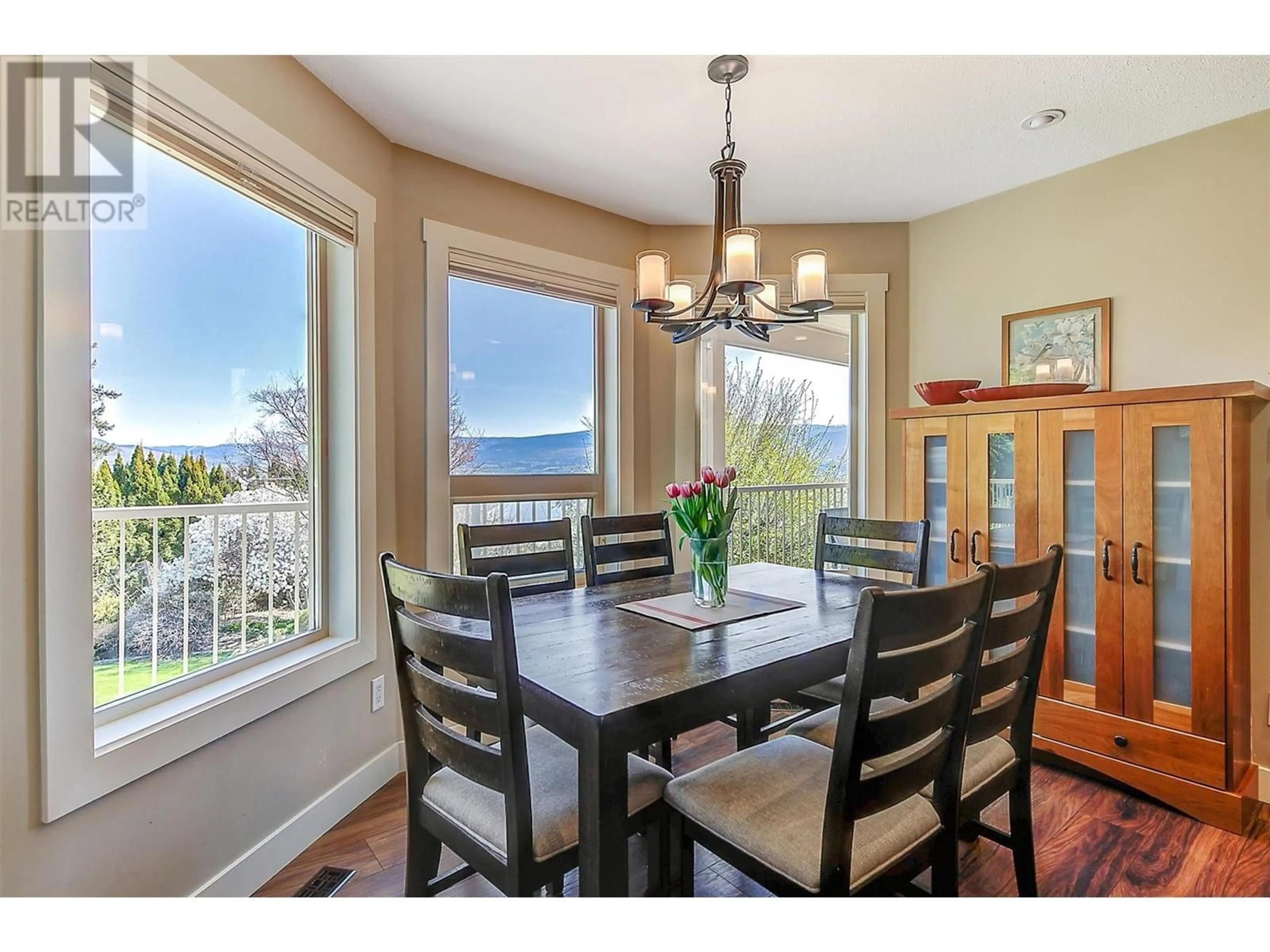 Dining room, wood/laminate floor for 2341 THACKER DRIVE, West Kelowna British Columbia V1Z1V6