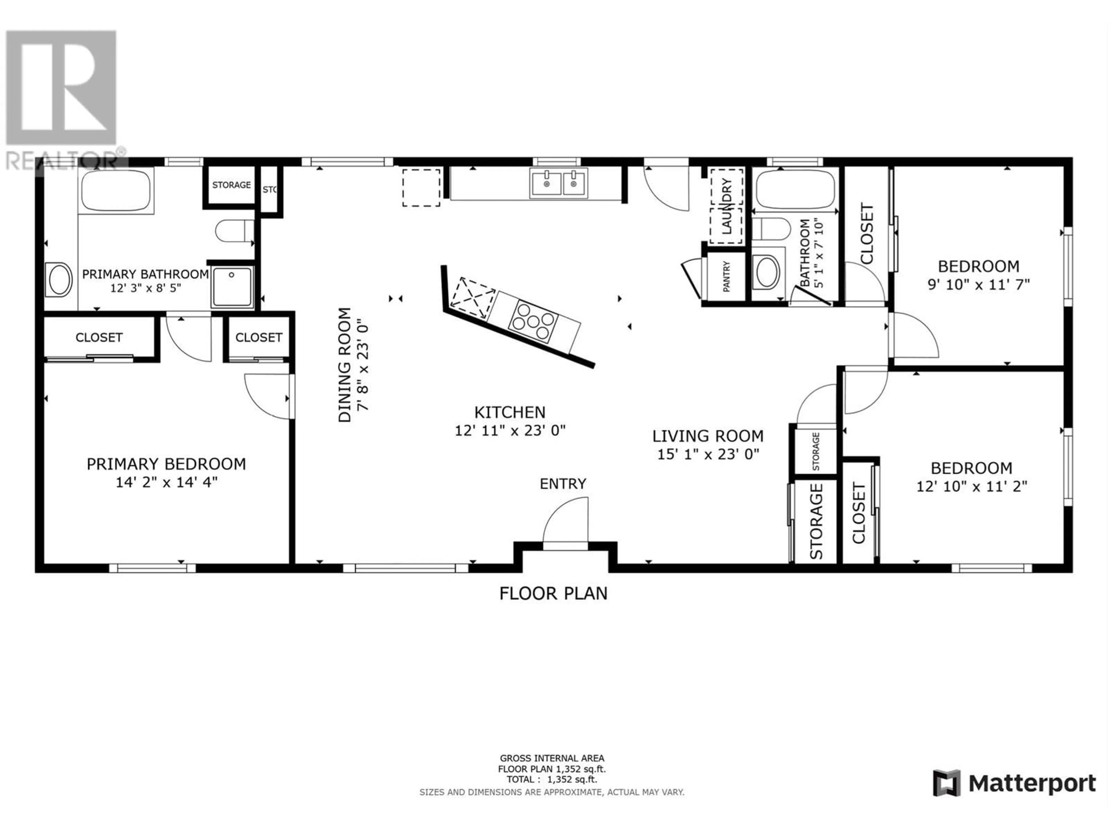Floor plan for 209 FOSTER AVENUE, Clinton British Columbia V0K1K0