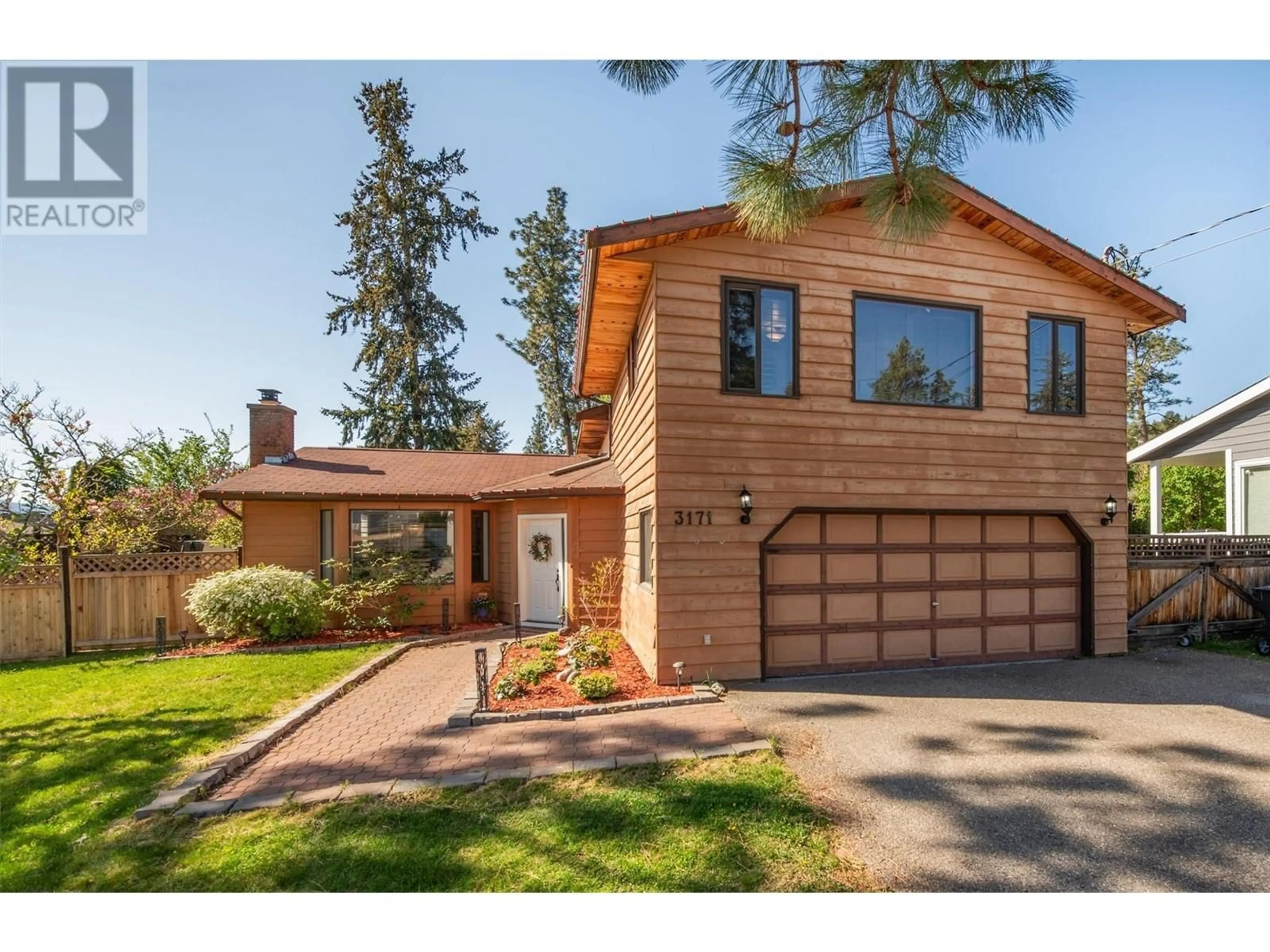 Home with brick exterior material, street for 3171 MCPHERSON ROAD, West Kelowna British Columbia V4T1B3