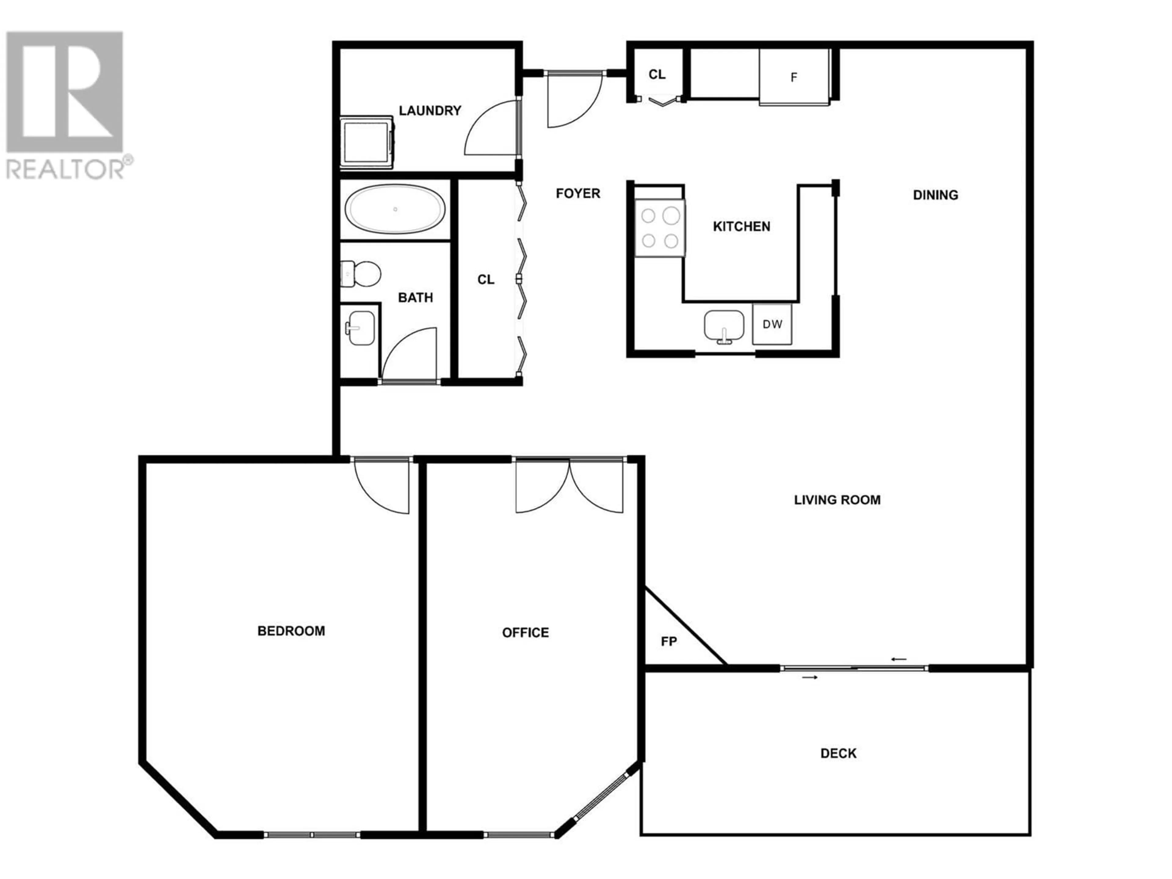 Floor plan for 206 - 3854 BROWN ROAD, West Kelowna British Columbia V4T2J5
