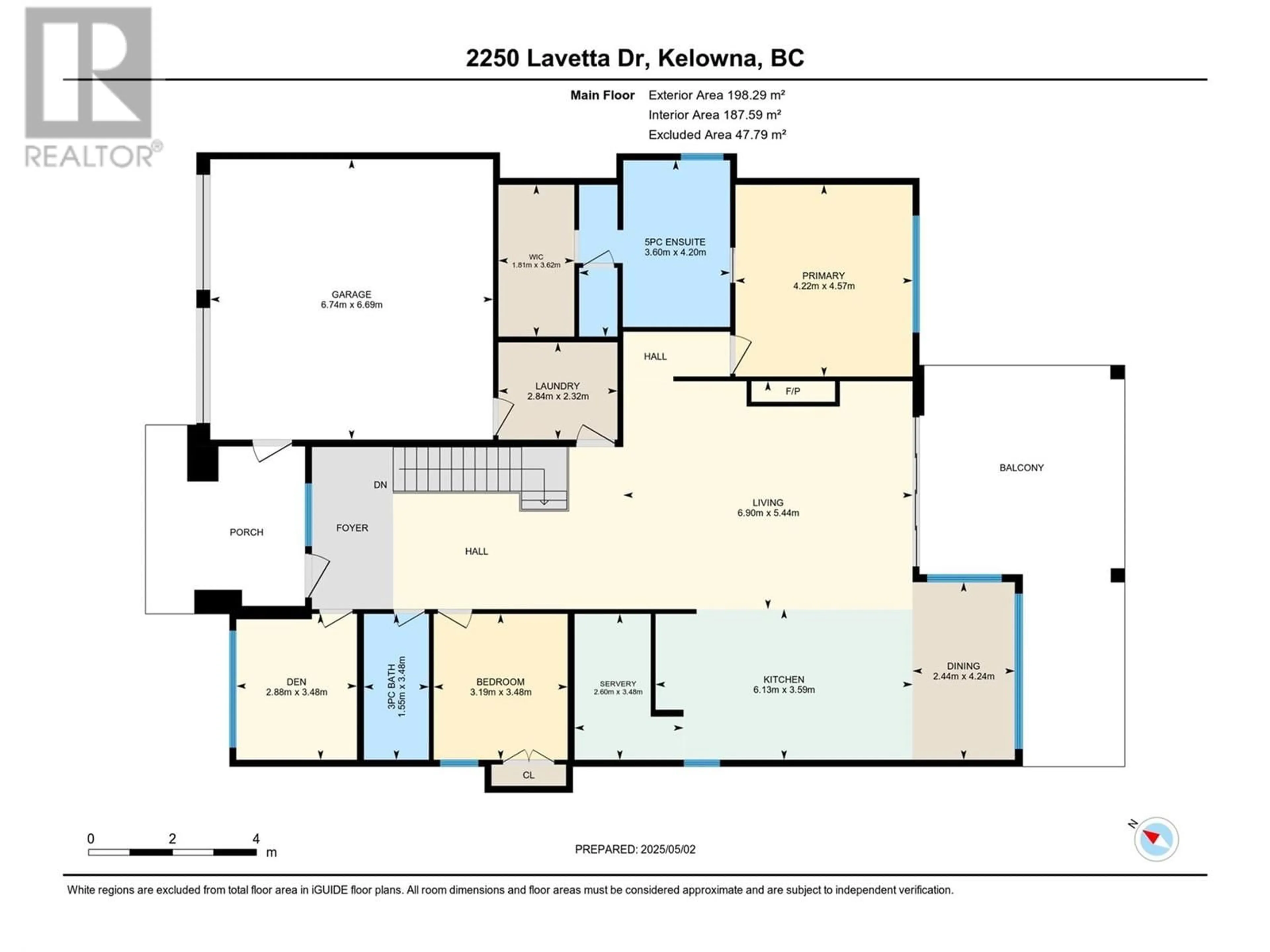 Floor plan for 2250 LAVETTA DRIVE, Kelowna British Columbia V1P1V1