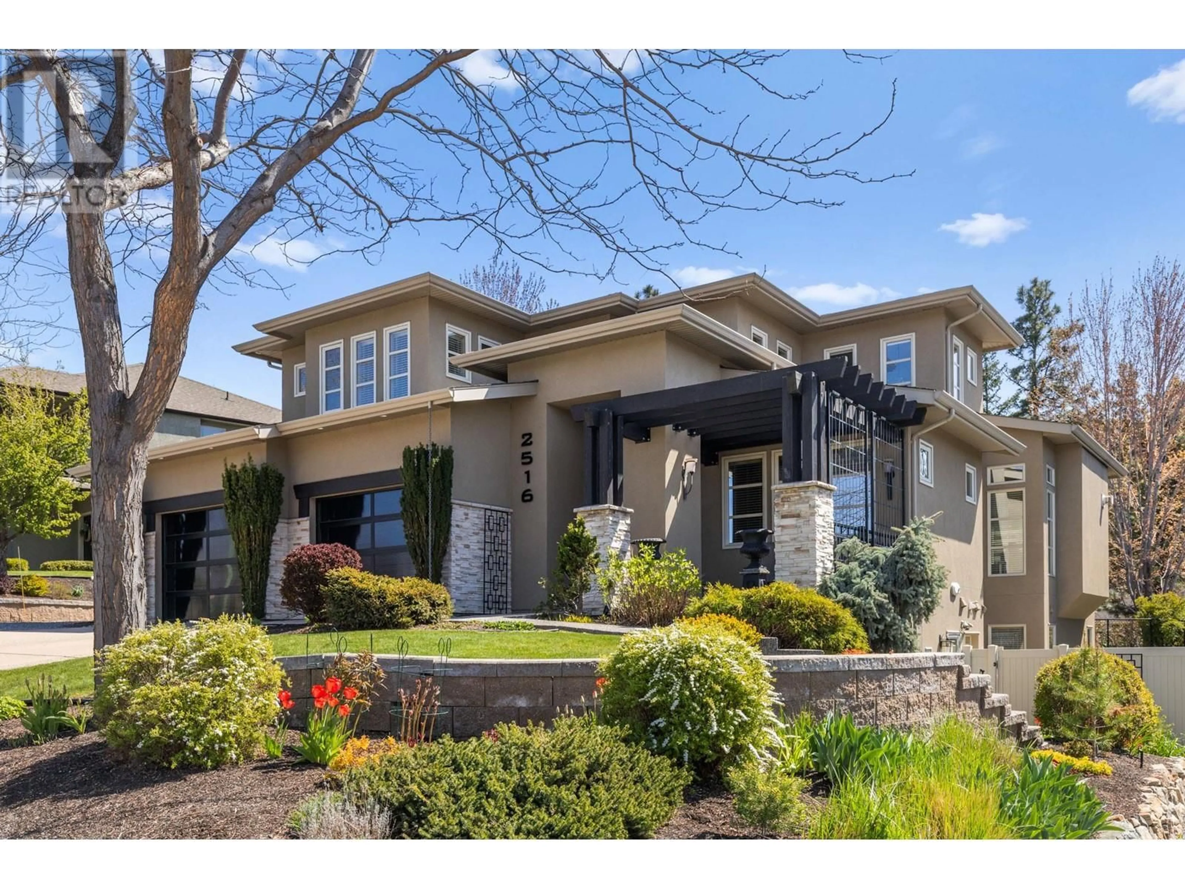 Home with brick exterior material, street for 2516 SELKIRK DRIVE, Kelowna British Columbia V1V2V6