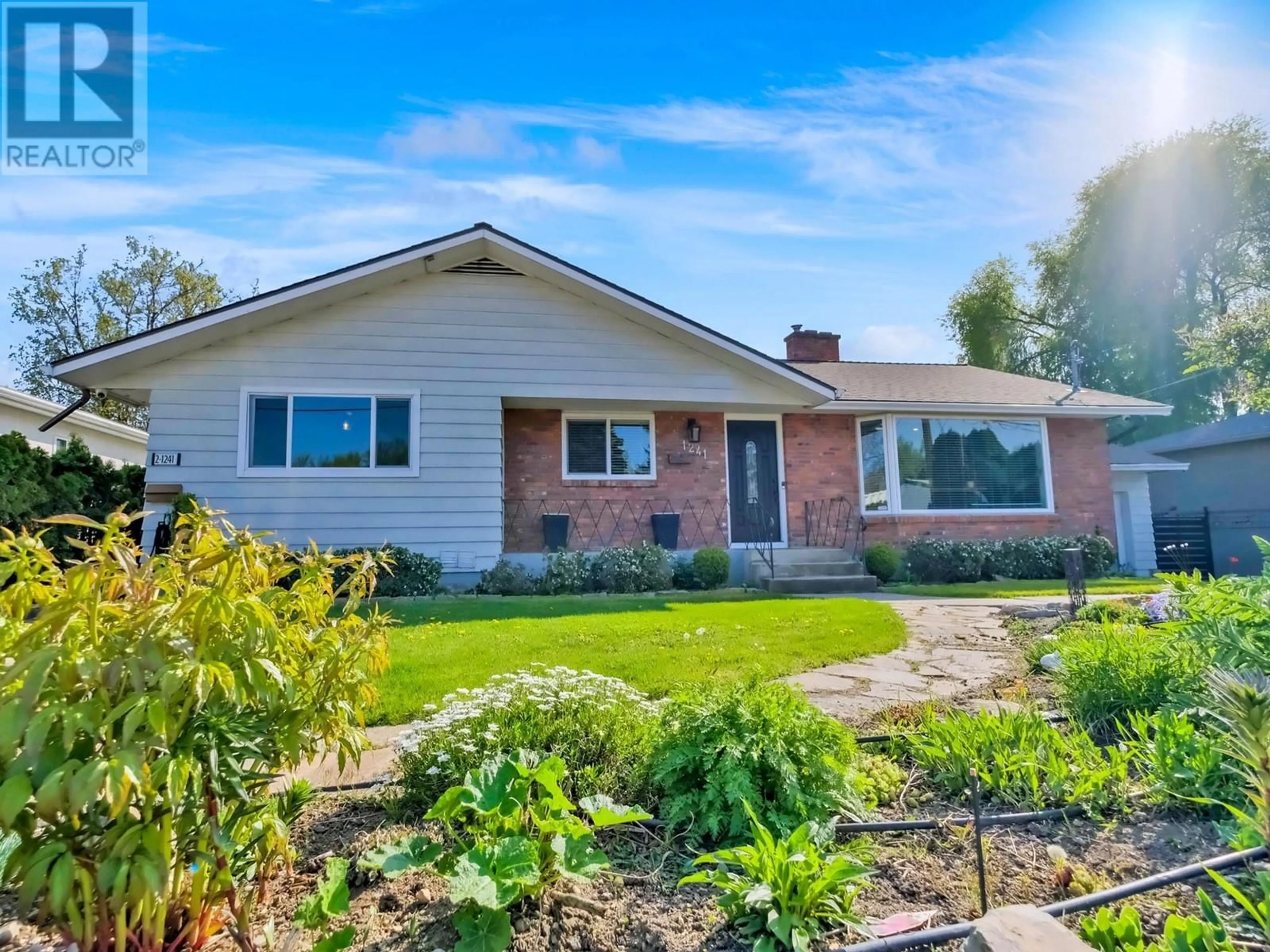 Home with brick exterior material, street for 1241 KELGLEN CRESCENT, Kelowna British Columbia V1Y6K4
