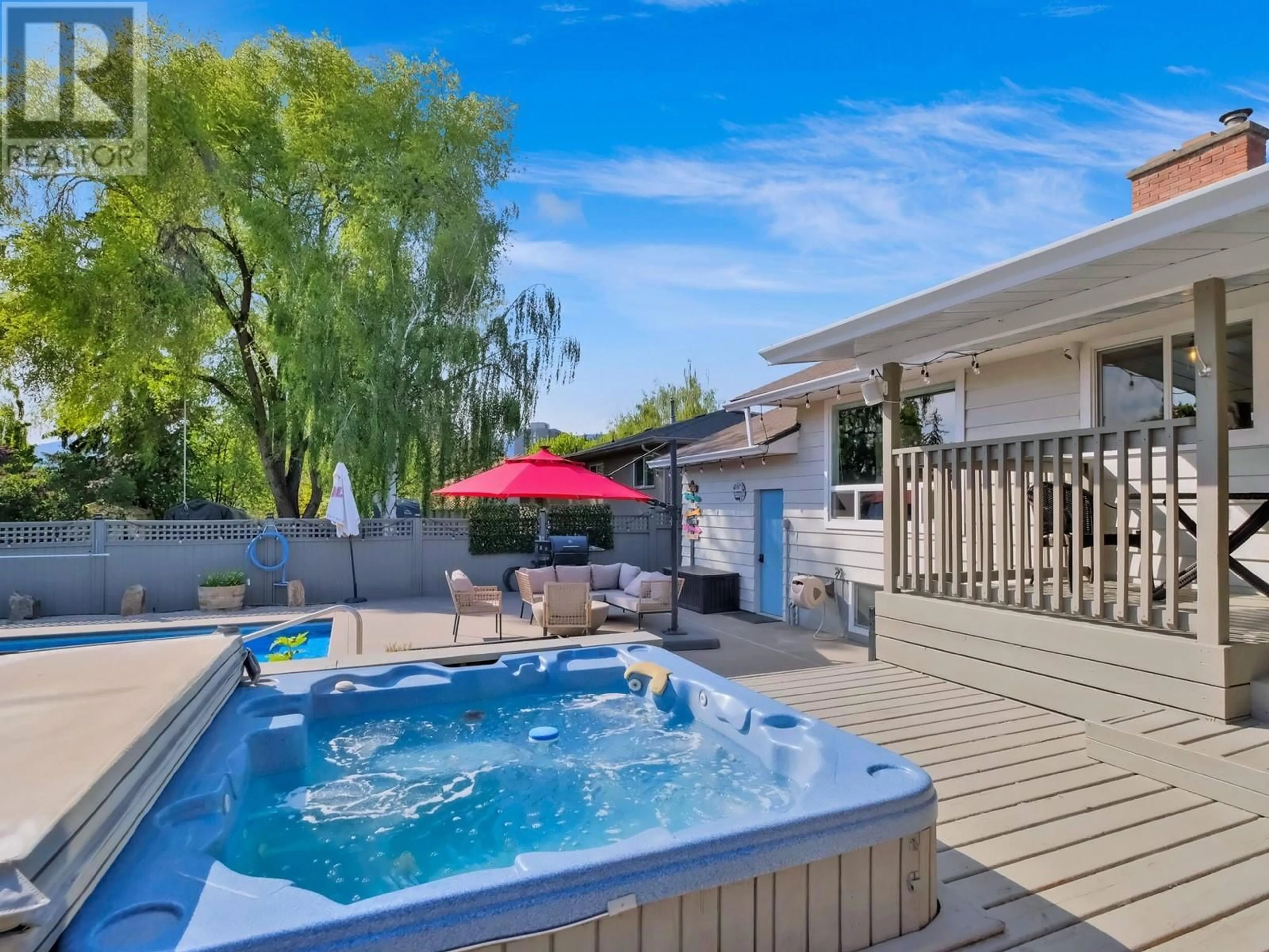 Patio, water/lake/river/ocean view for 1241 KELGLEN CRESCENT, Kelowna British Columbia V1Y6K4