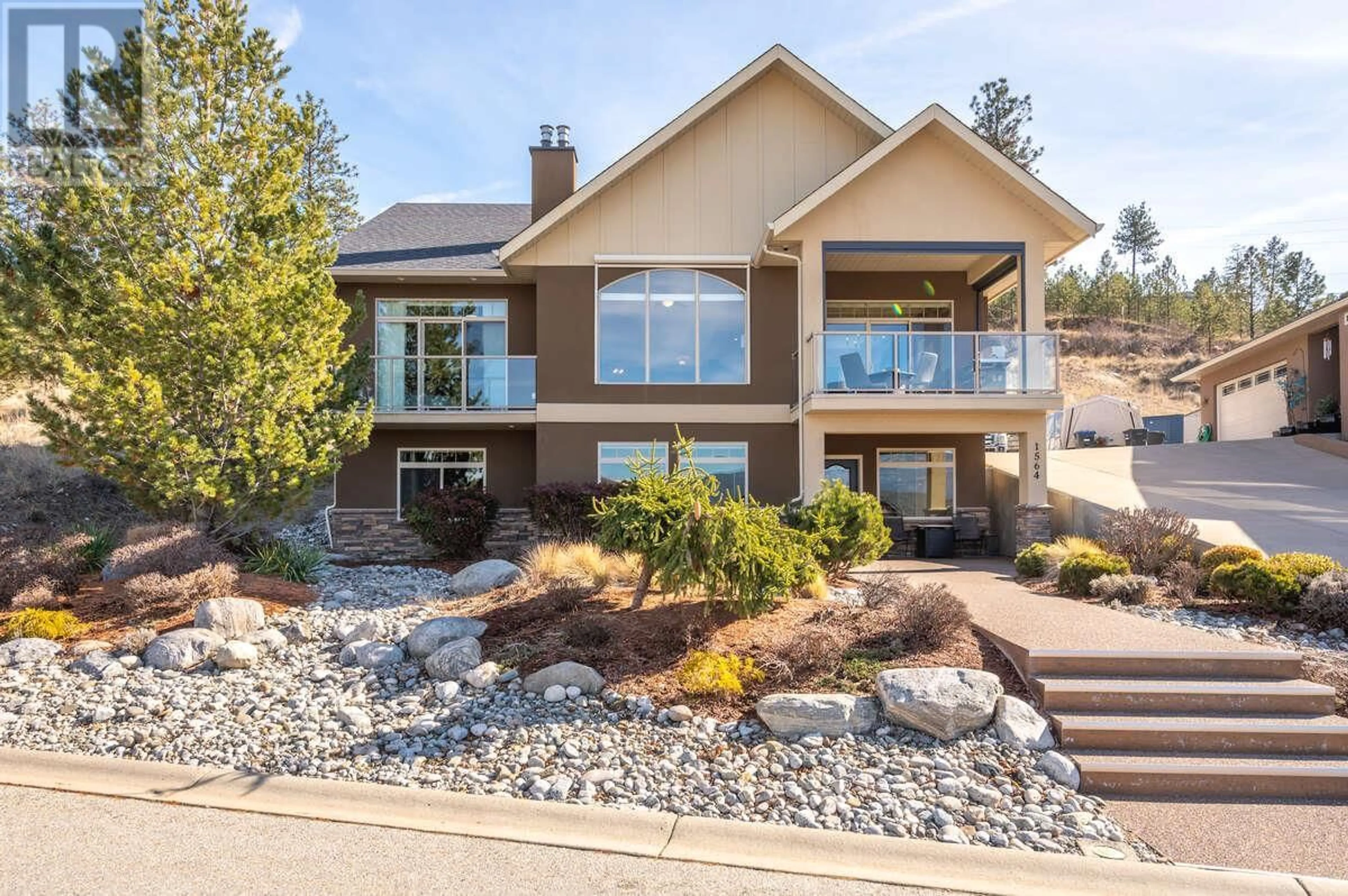 Home with brick exterior material, unknown for 1564 HOLDEN ROAD, Penticton British Columbia V2A8M9