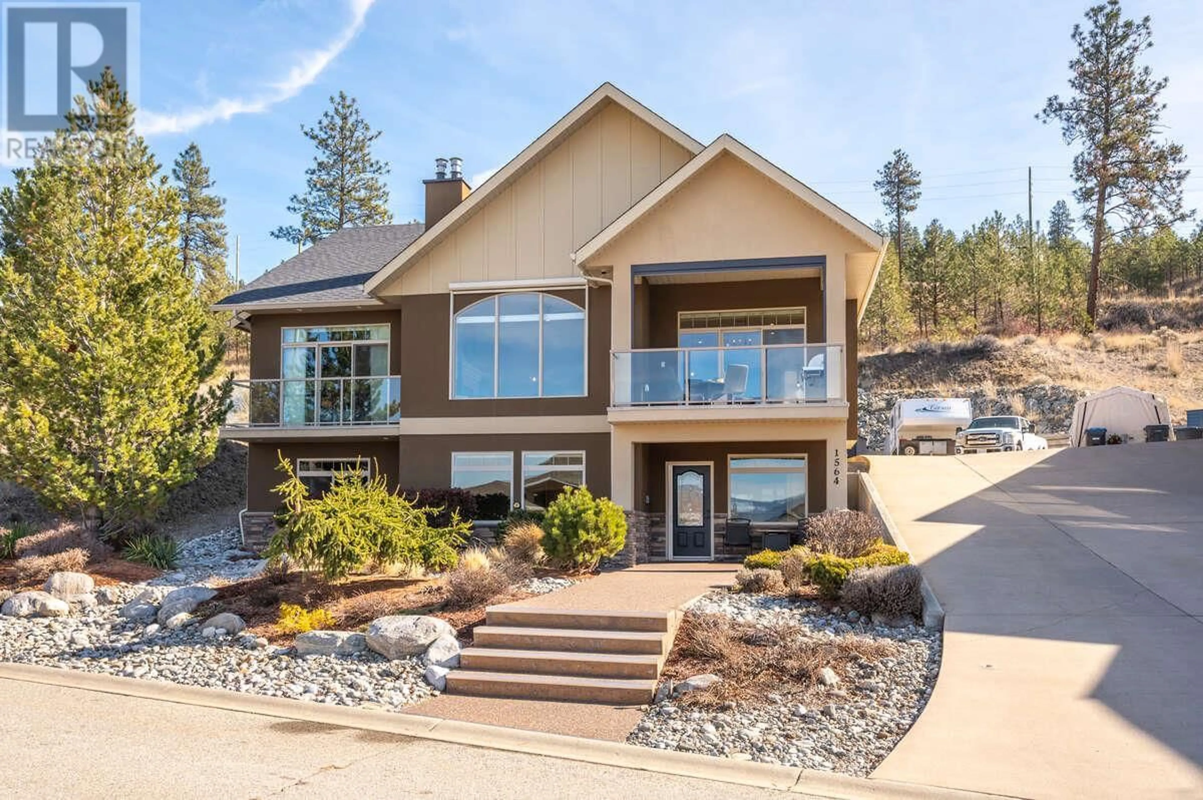 Home with vinyl exterior material, unknown for 1564 HOLDEN ROAD, Penticton British Columbia V2A8M9