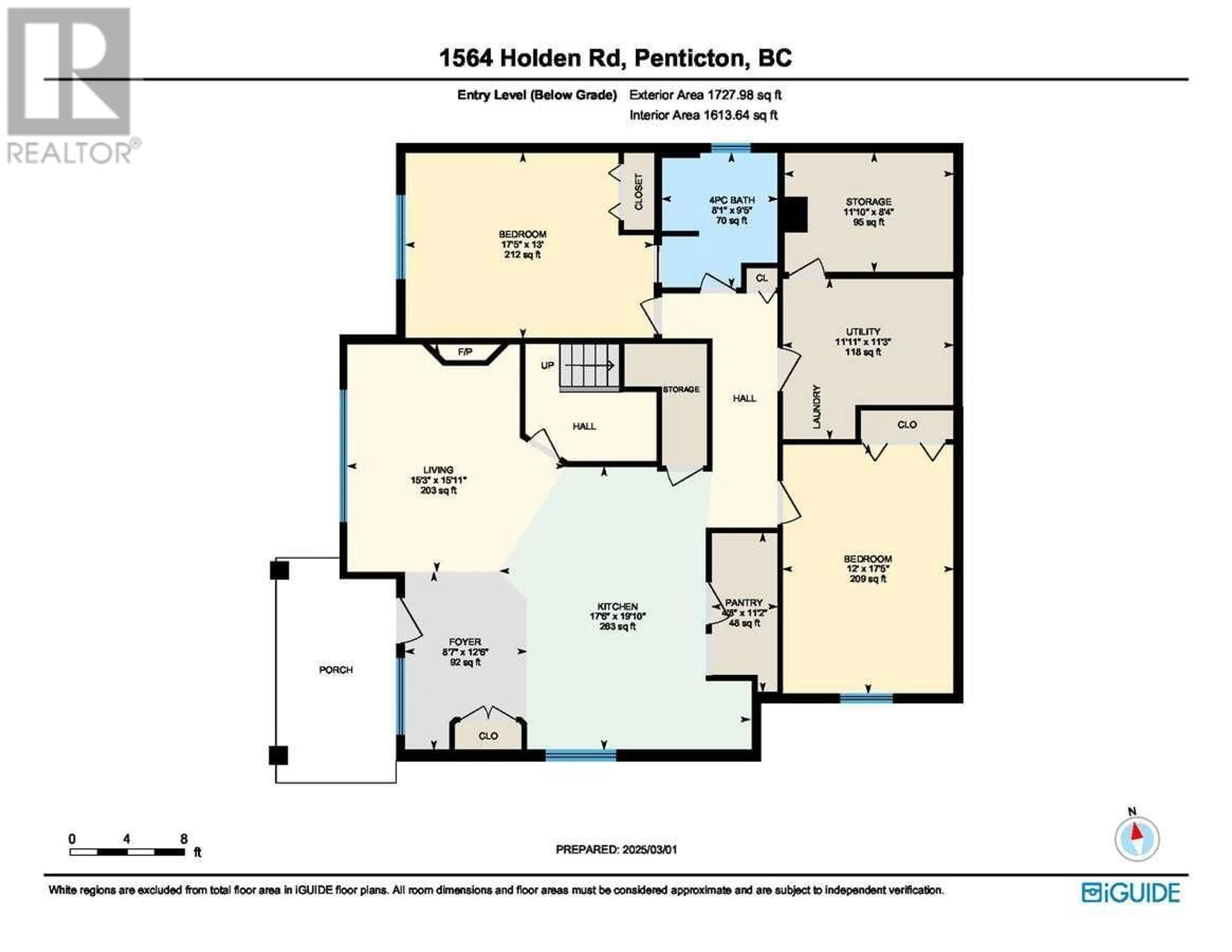 Floor plan for 1564 HOLDEN ROAD, Penticton British Columbia V2A8M9