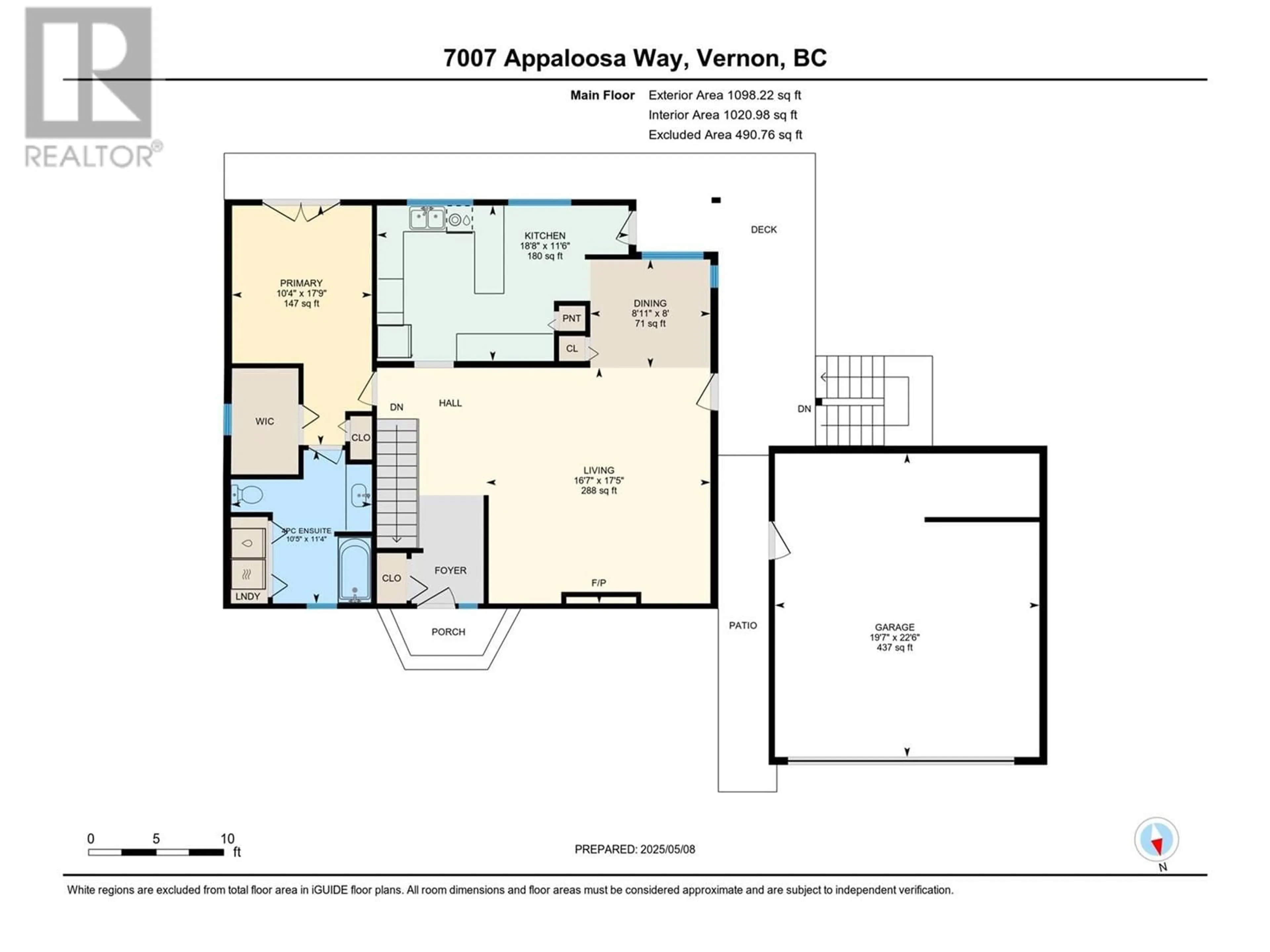 Floor plan for 7007 APPALOOSA WAY, Vernon British Columbia V1H1B9