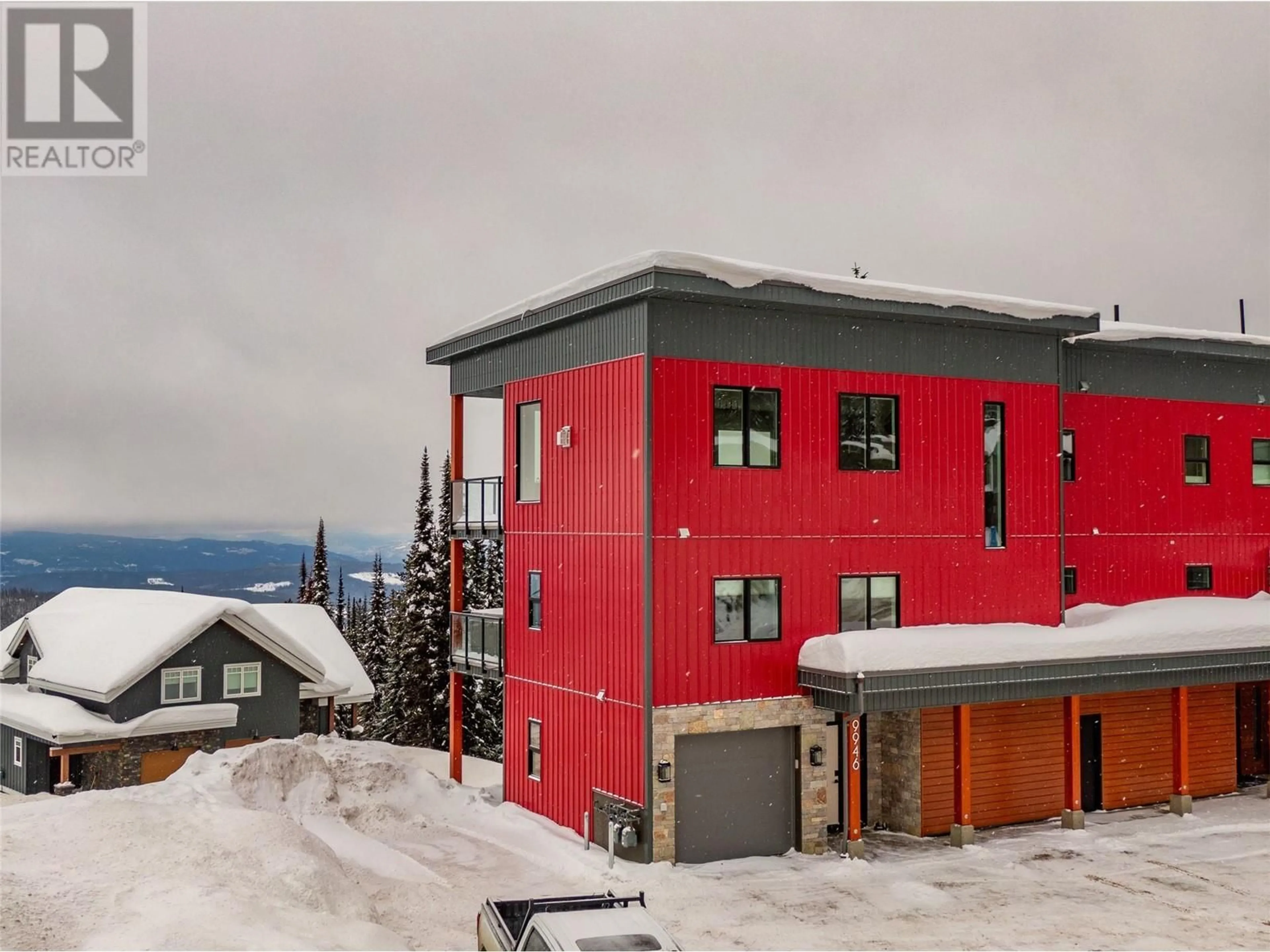 A pic from outside/outdoor area/front of a property/back of a property/a pic from drone, unknown for 9946 PURCELL DRIVE, Silver Star British Columbia V1B3M1