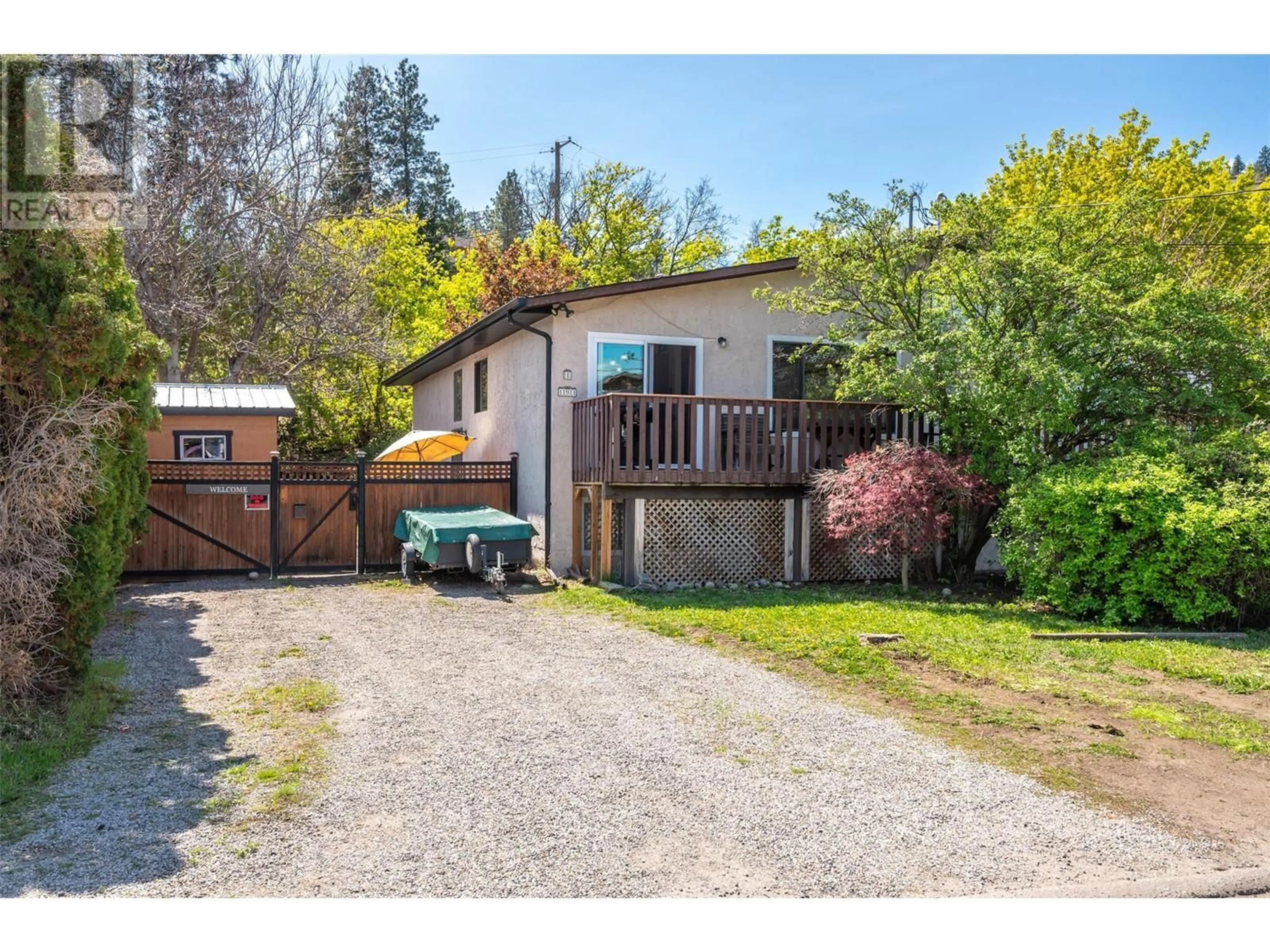 A pic from outside/outdoor area/front of a property/back of a property/a pic from drone, street for 1 - 11911 MARSHALL CRESCENT, Summerland British Columbia V0H1Z5