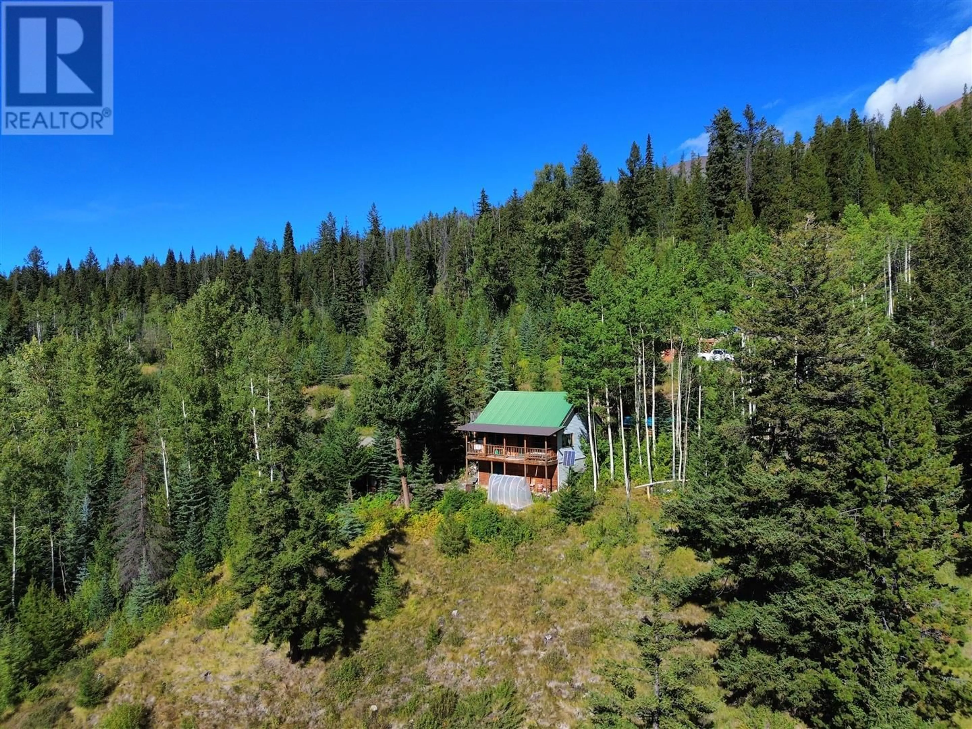 A pic from outside/outdoor area/front of a property/back of a property/a pic from drone, forest/trees view for 753 EAGLERIDGE DRIVE, Lillooet British Columbia V0K1P0