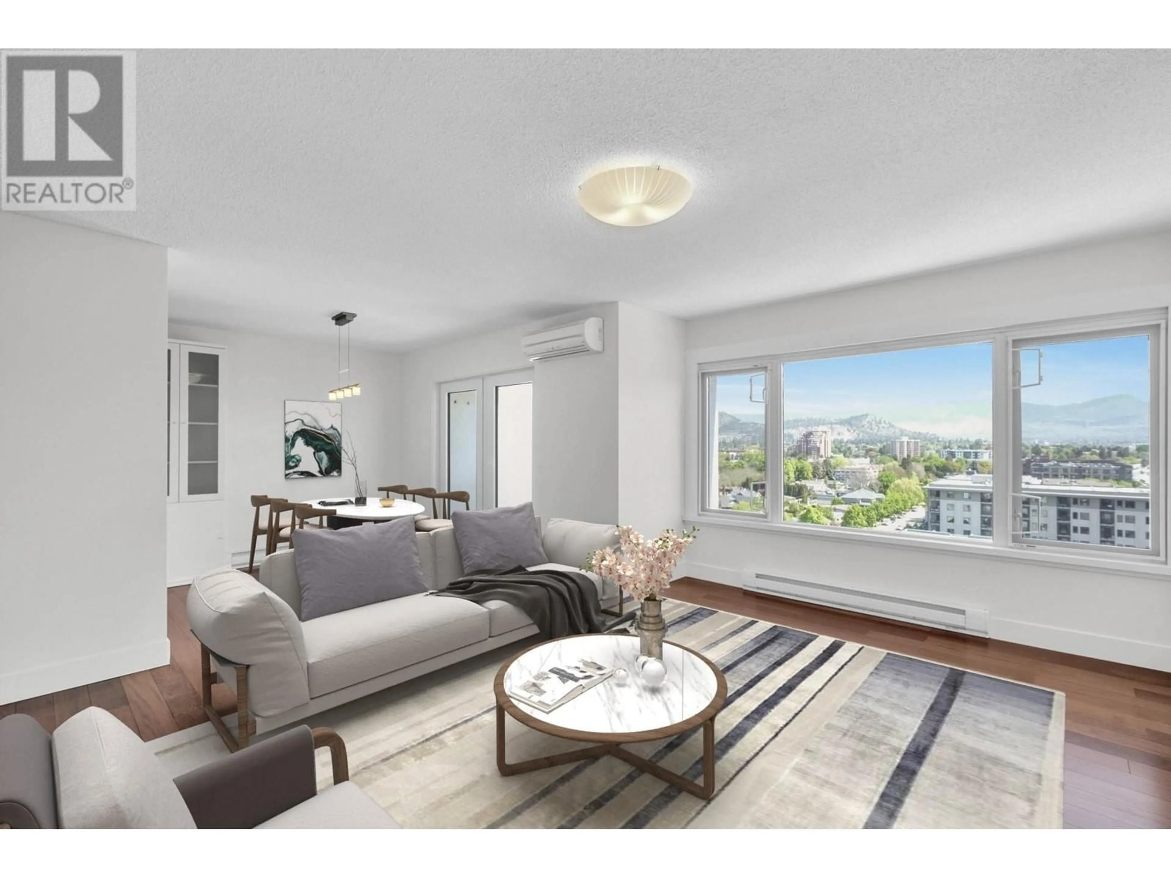 Living room with furniture, unknown for 1206 - 737 LEON AVENUE, Kelowna British Columbia V1Y8L6