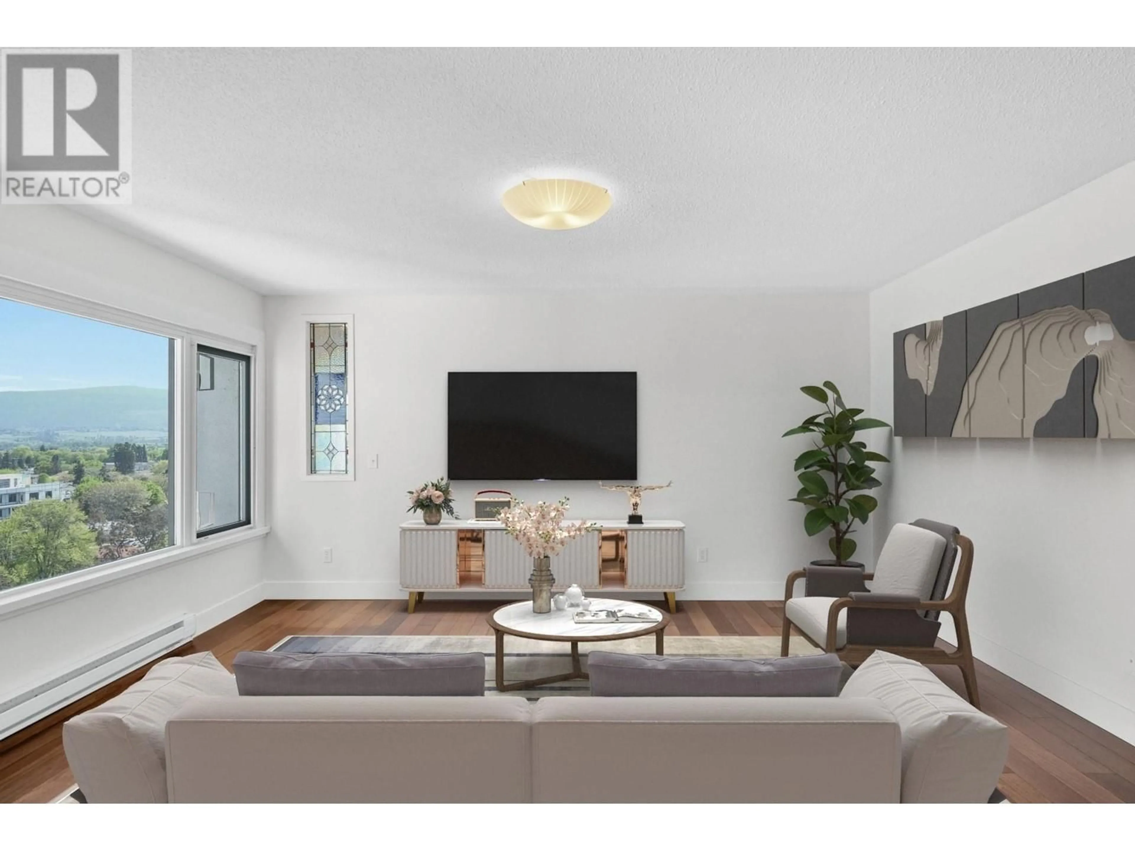 Living room with furniture, unknown for 1206 - 737 LEON AVENUE, Kelowna British Columbia V1Y8L6