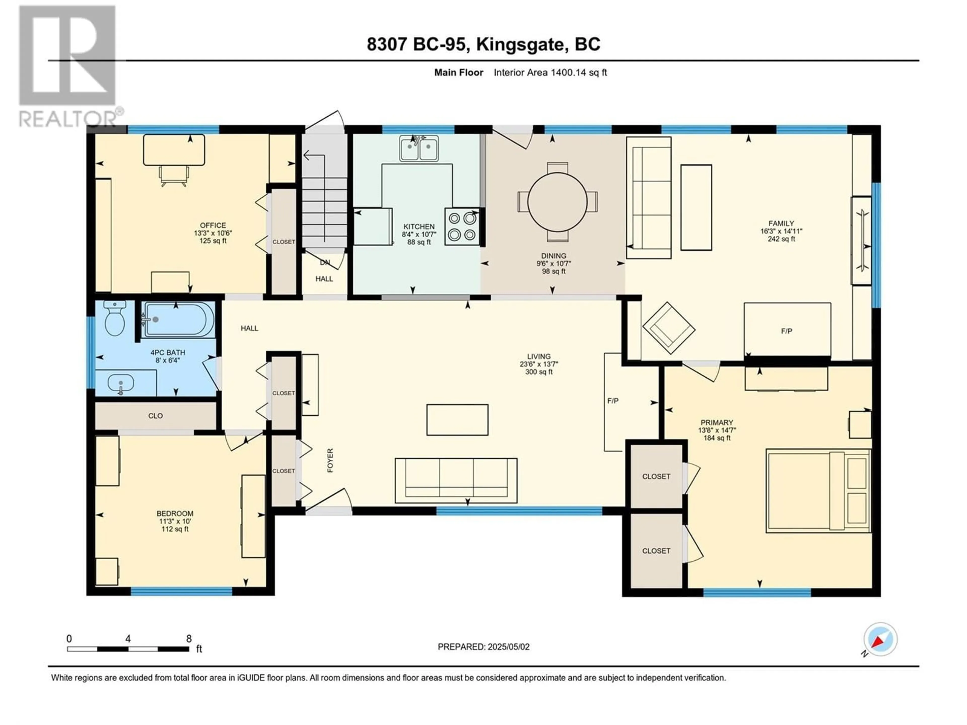 Floor plan for 8307 HIGHWAY 95 HIGHWAY, Yahk British Columbia V0B1G1