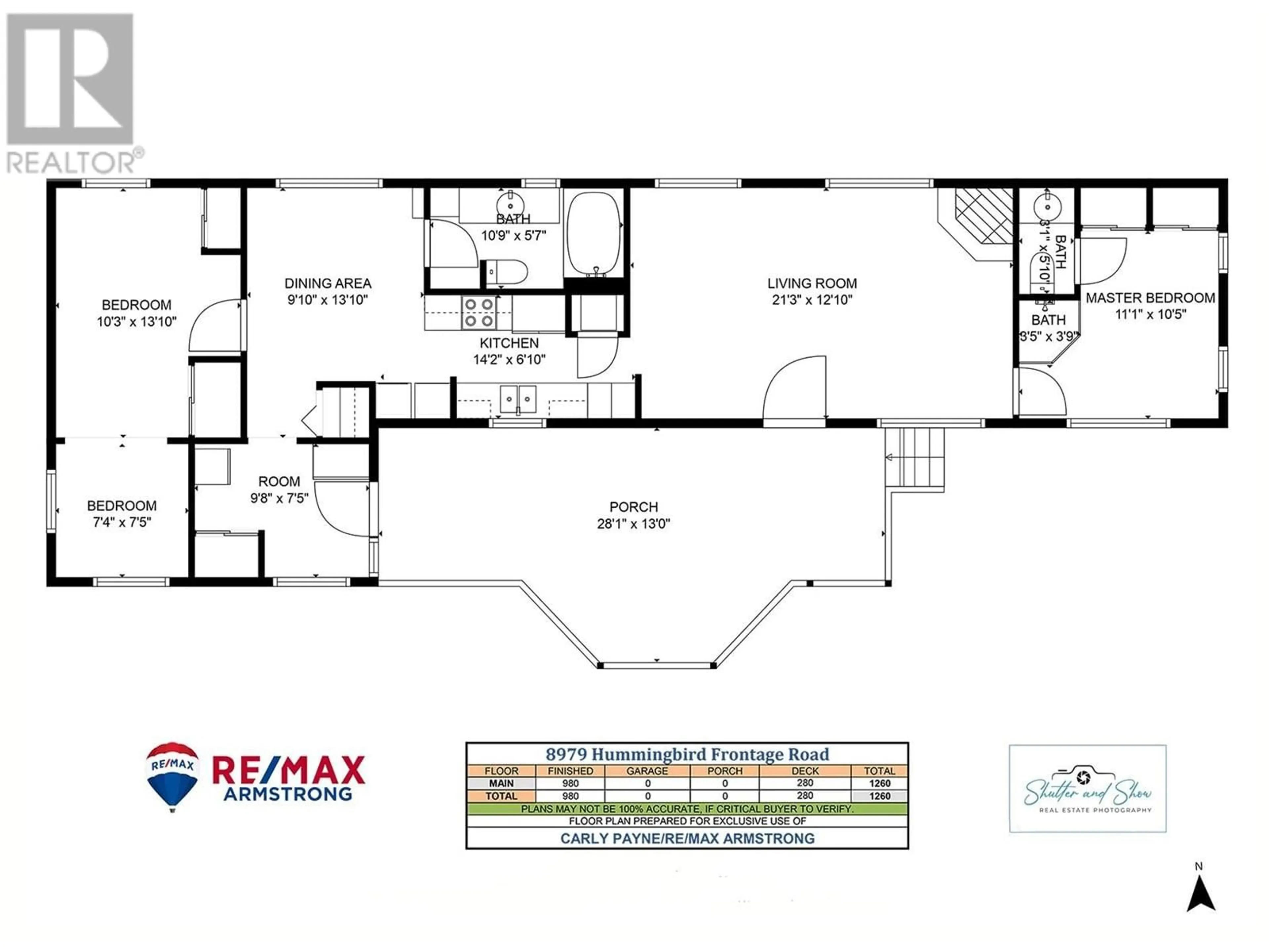Floor plan for 8979 HUMMINGBIRD FRONTAGE ROAD, Swansea Point British Columbia V0E2K2