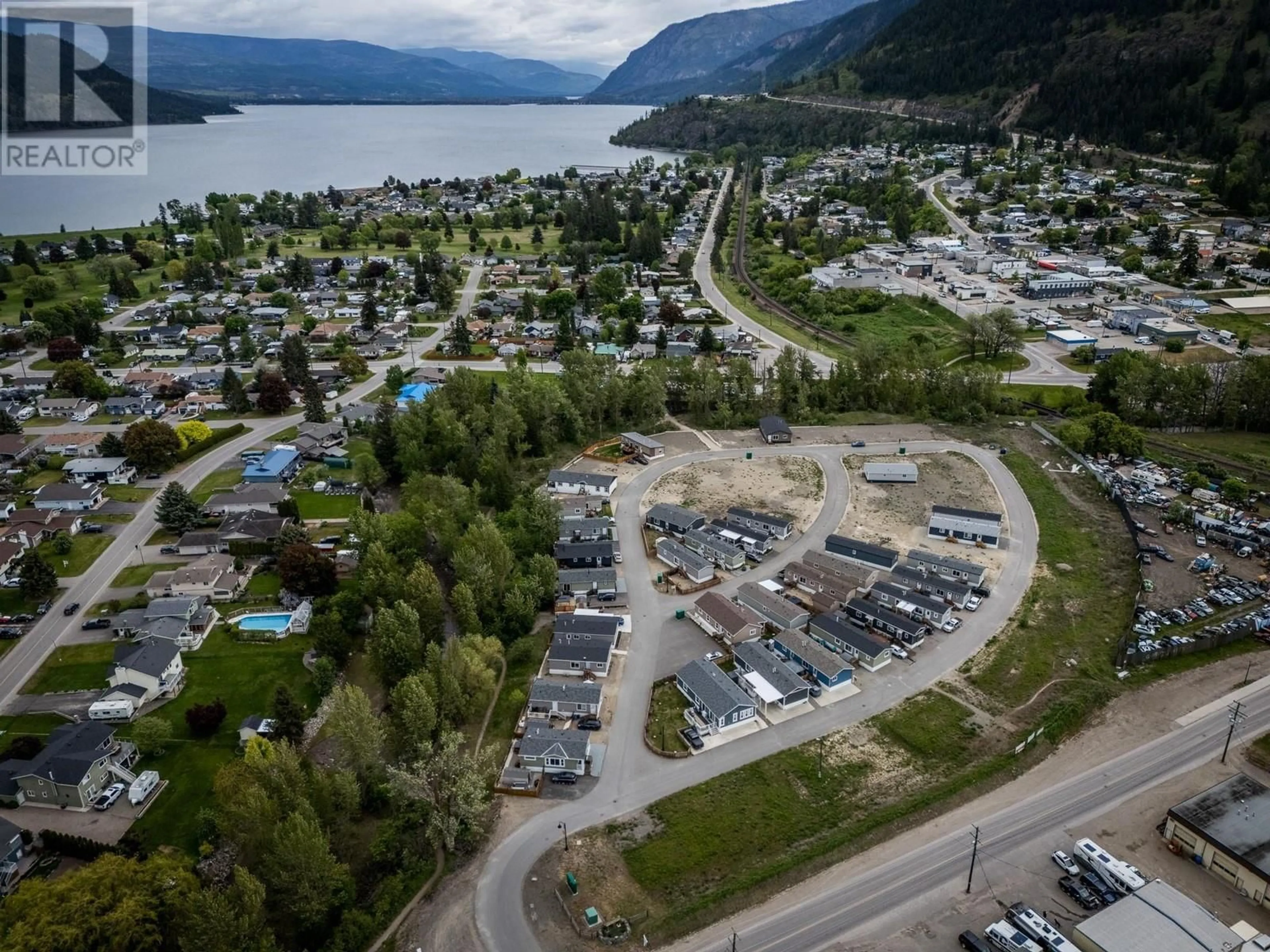 A pic from outside/outdoor area/front of a property/back of a property/a pic from drone, mountain view for 235 AYLMER ROAD, Chase British Columbia V0E1M1